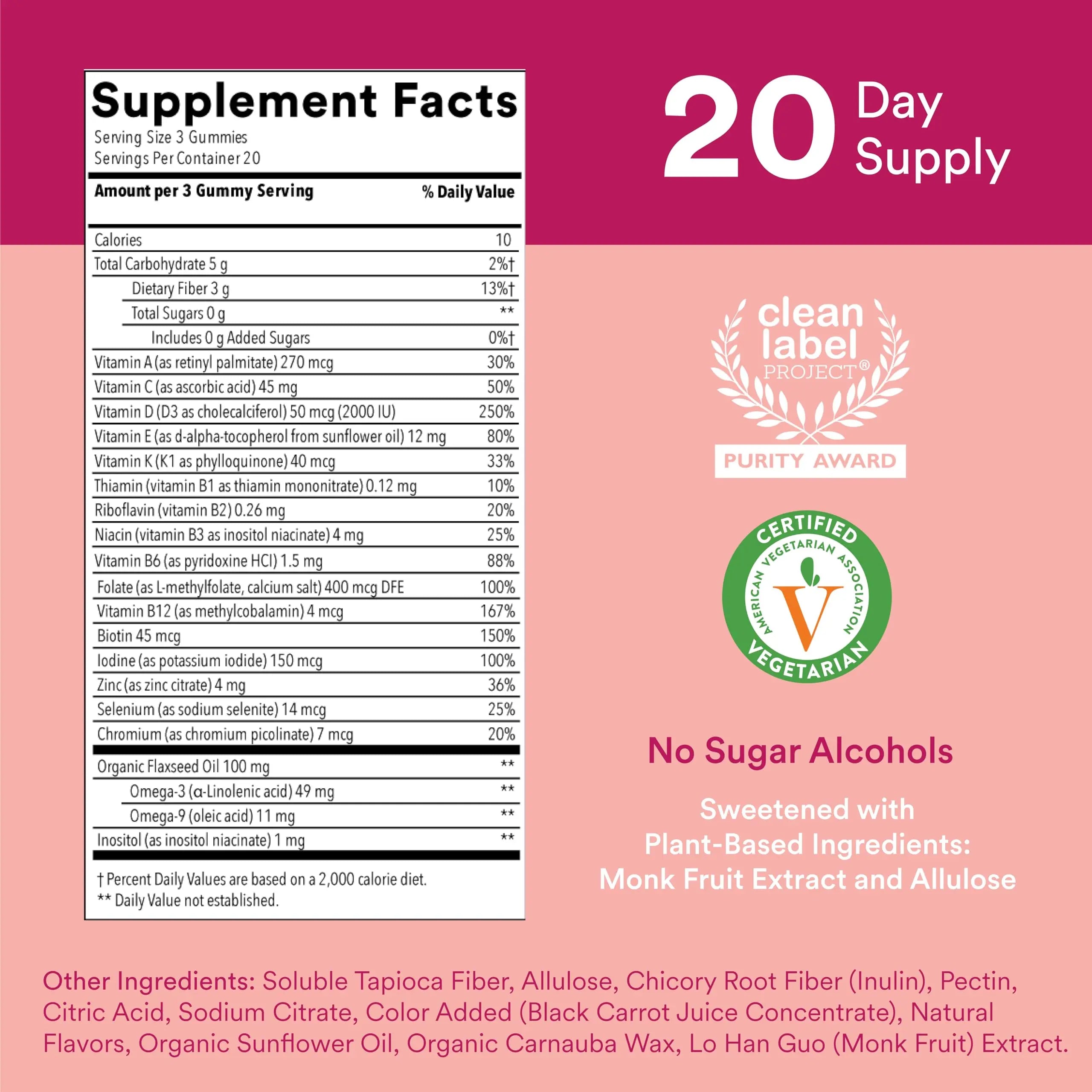 SmartyPants Kids Multivitamin Gummies 120 Count and Women's Multivitamin Gummies 60 Count Bundle SmartyPants uk supplements