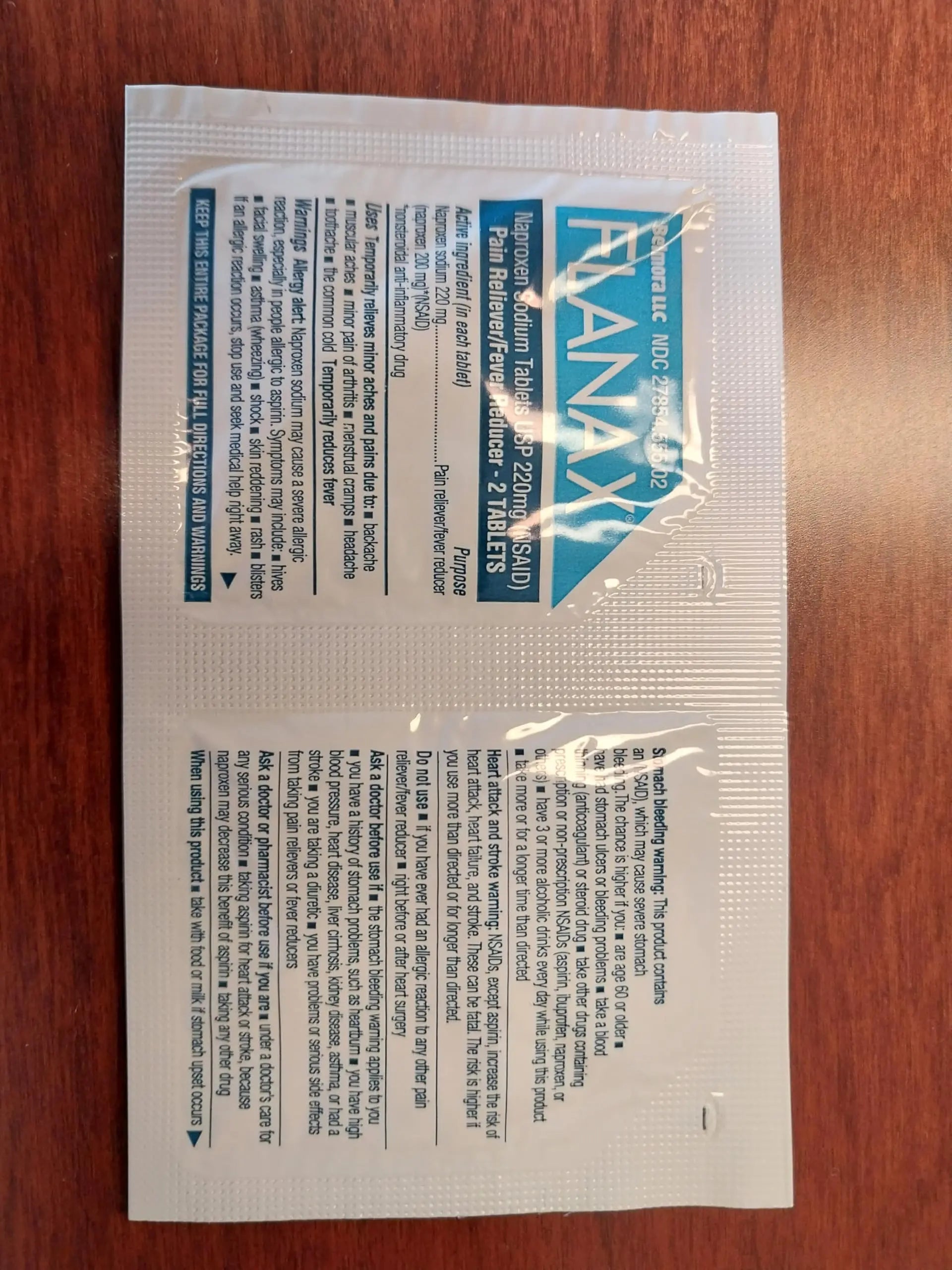 Flanax Pain Reliever Tablets 2ct Retail Dispenser Flanax uk supplements