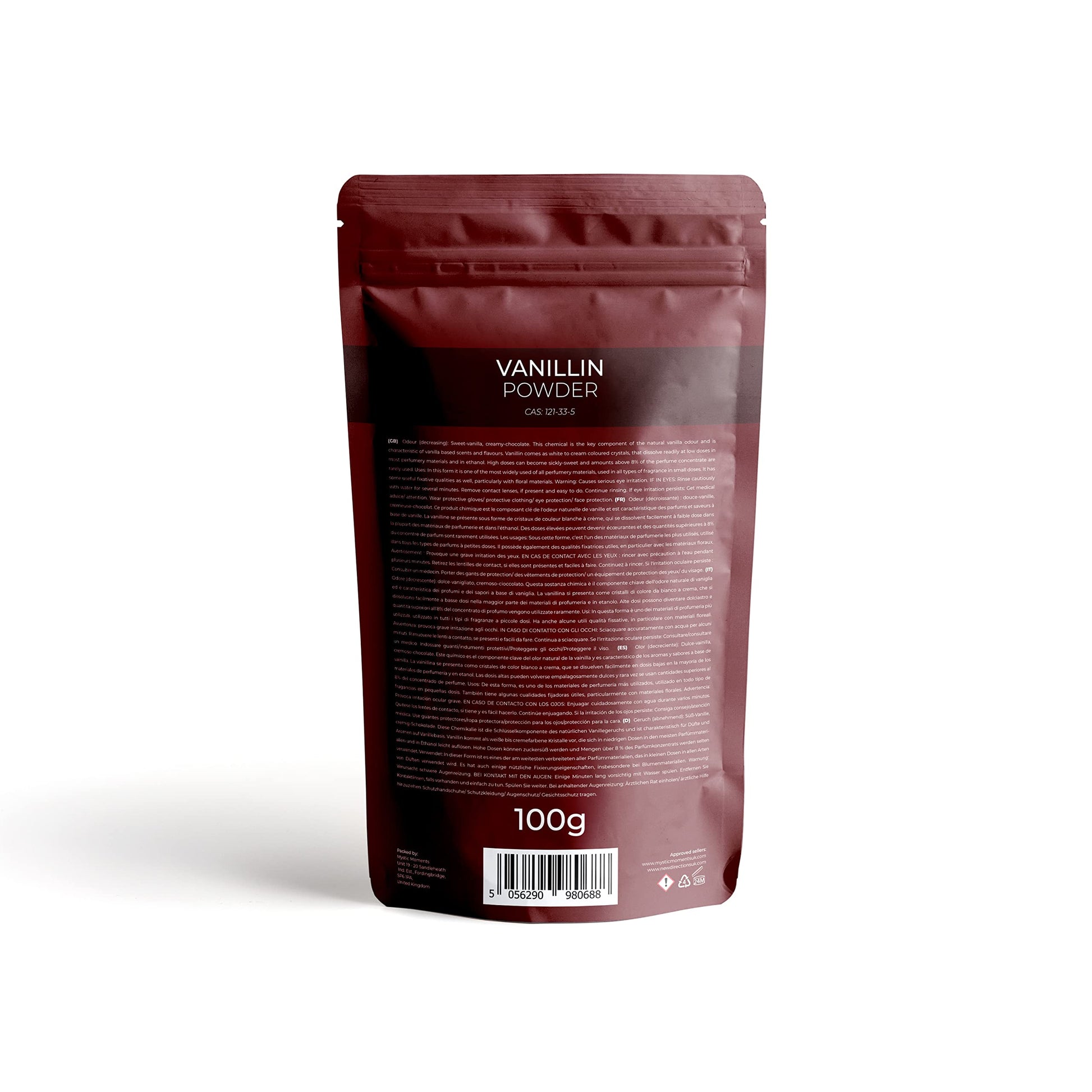 Mystic Moments | Vanillin - 100g Mystic Moments uk supplements