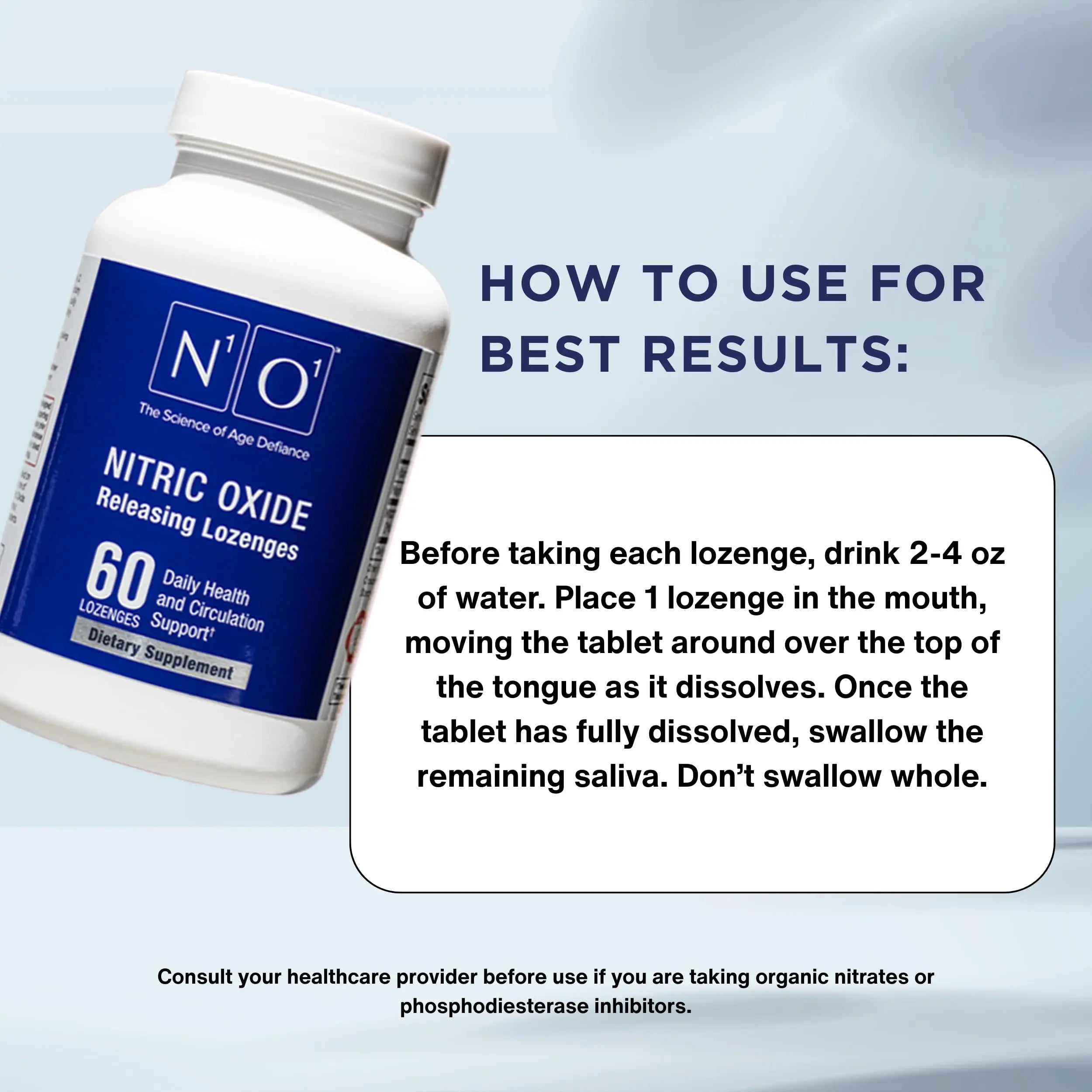 N1O1 Nitric Oxide Lozenges - 60 Count - Nitric Oxide Supplement for Heart Health, Circulation, Energy, Blood Flow, Oxygenation, Healthy Blood Pressure N1O1 uk supplements