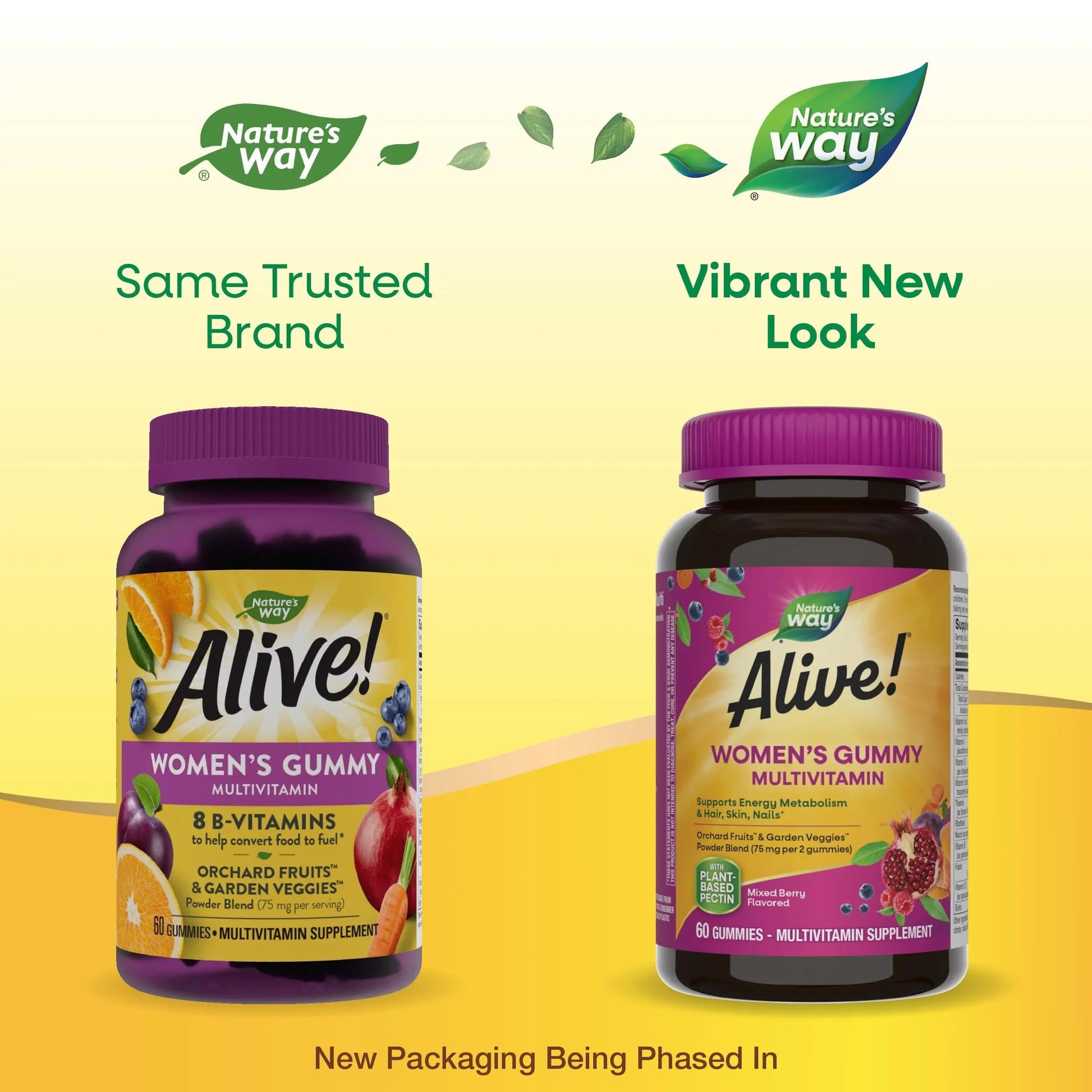 Nature's Way Alive! Women’s Gummy Multivitamin, 16 Vitamins & Minerals, Energy Metabolism*, Hair Skin & Nails Nature's Way uk supplements