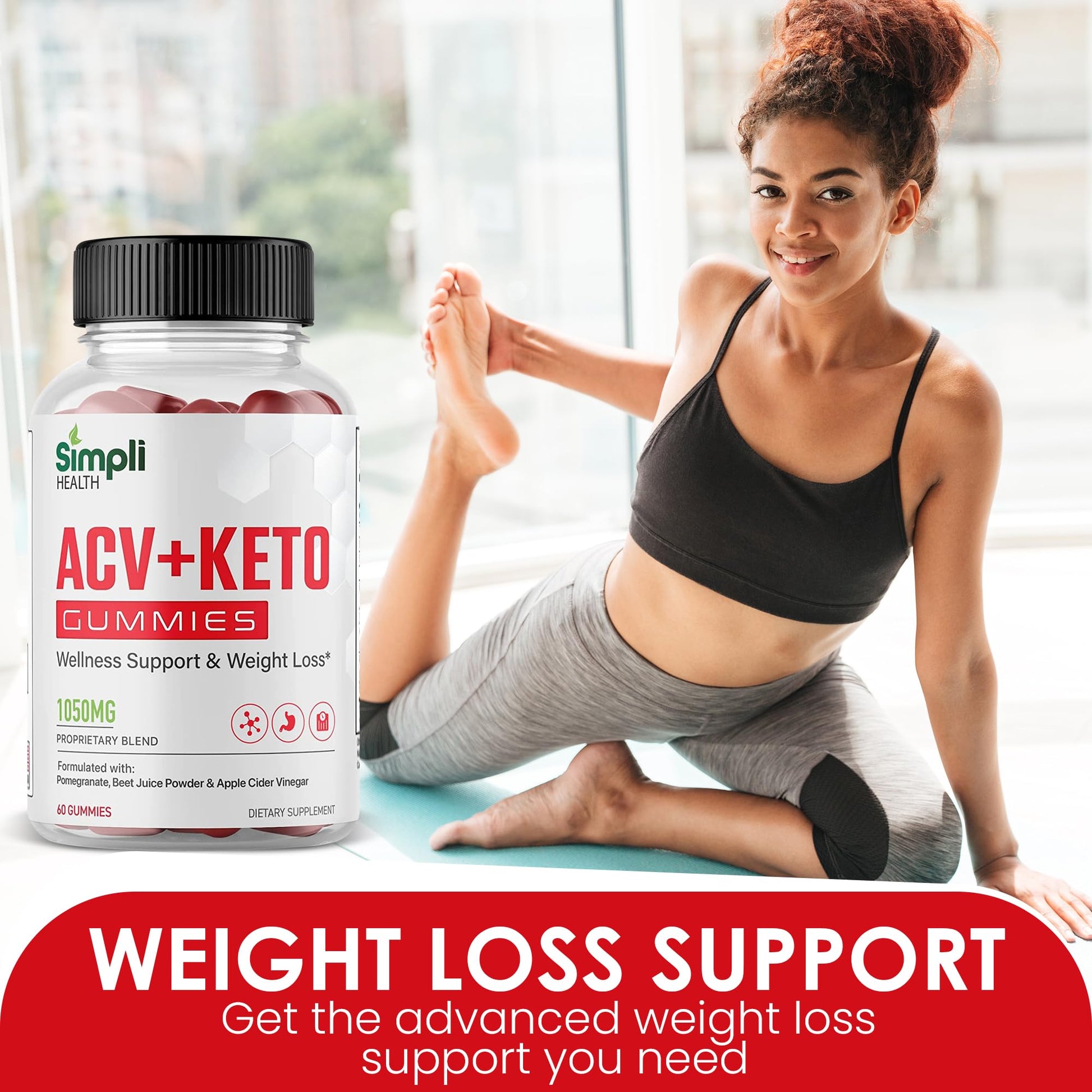 Nutrocell Simpli Health ACV Ketos Gummies Keto Apple Cider Vinegar 1050mg, Simplihealth Nutrocell uk supplements