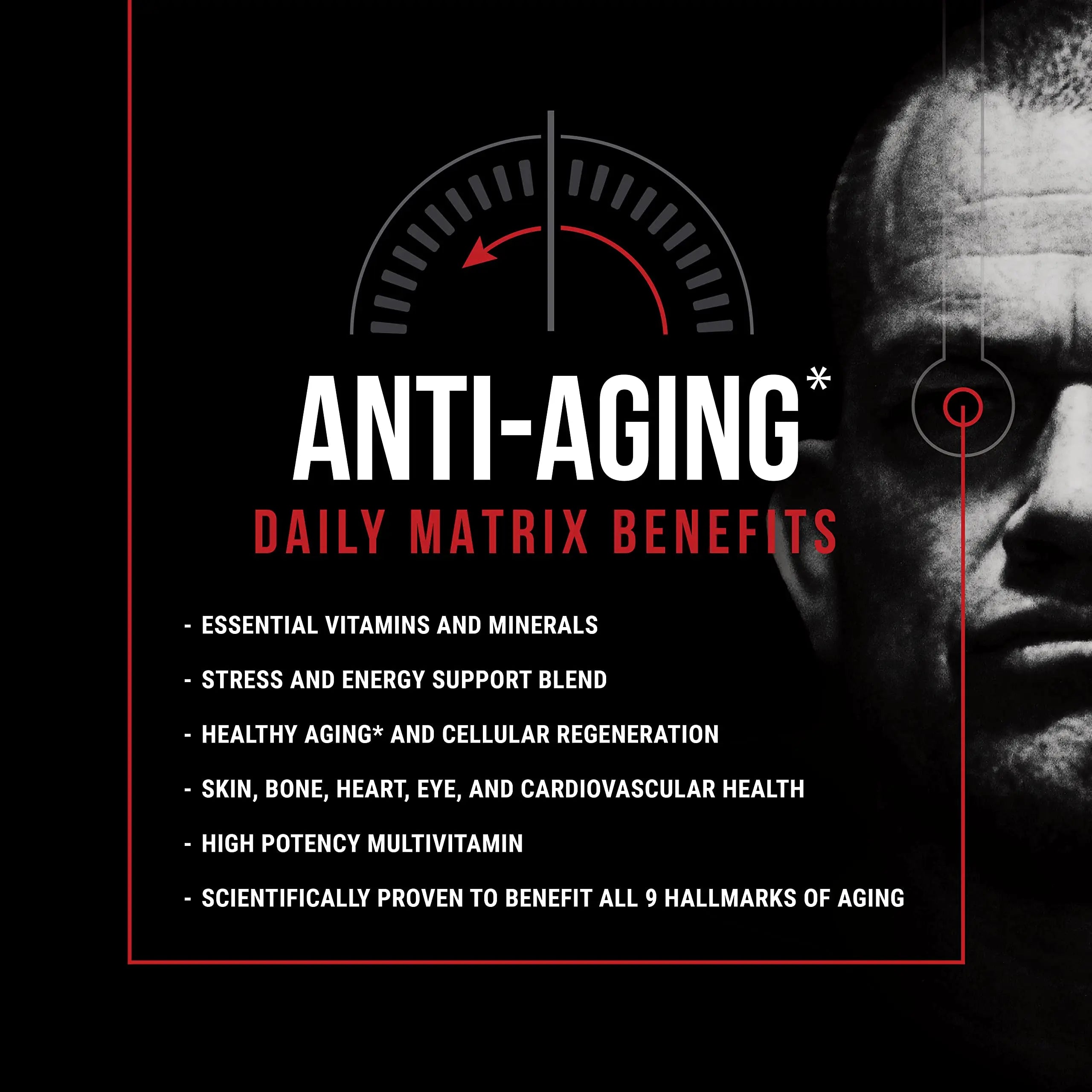 Jocko Fuel TIME WAR - Multivitamin for Men & Women. NAD Supplement for Healthy Aging, Heart, Bone, & Eye Health. Essential Vitamins and Minerals Jocko Fuel uk supplements