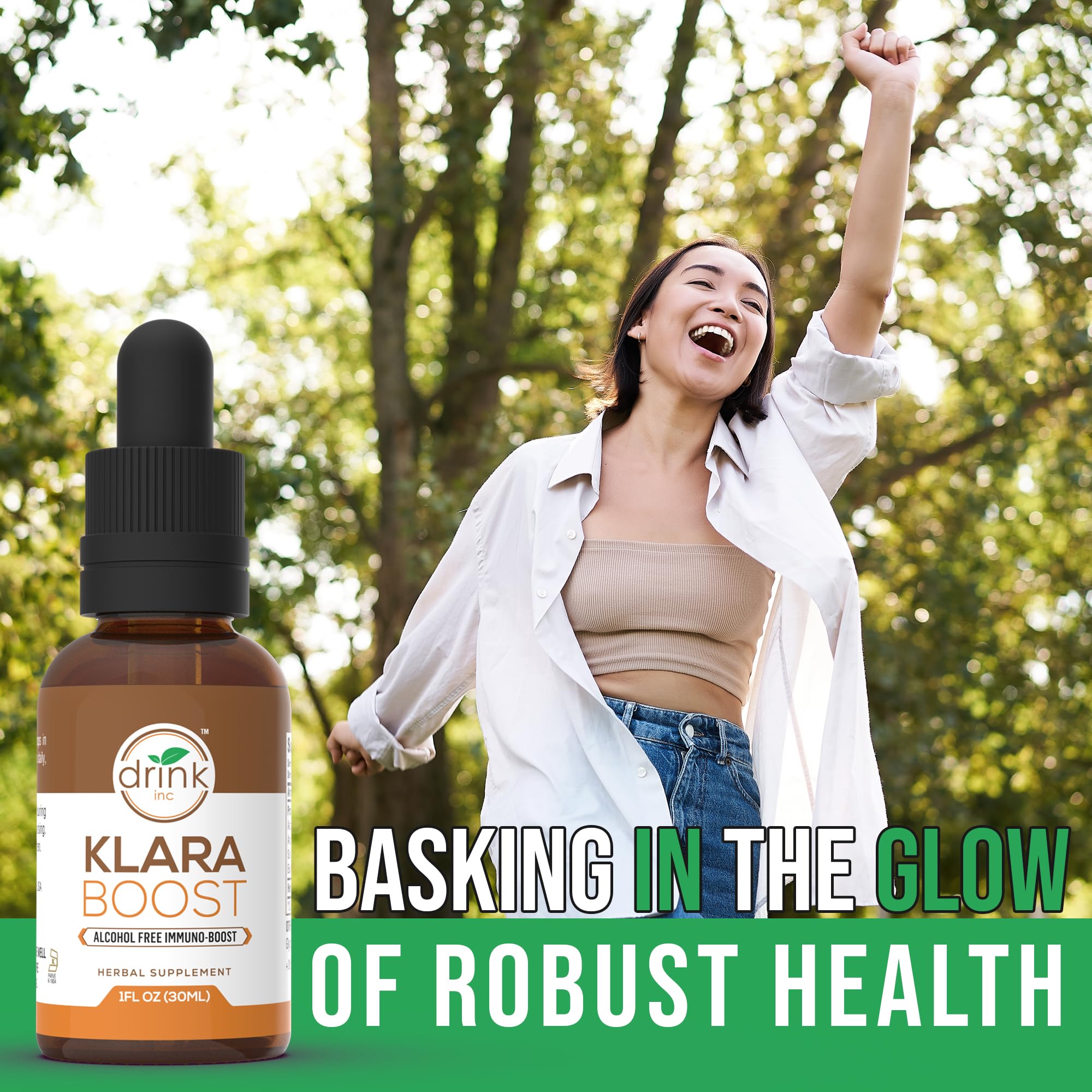 Drink Inc Klara Boost Alcohol Free Immuno-Boost | 30ML Herbal Supplement Drink Inc uk supplements