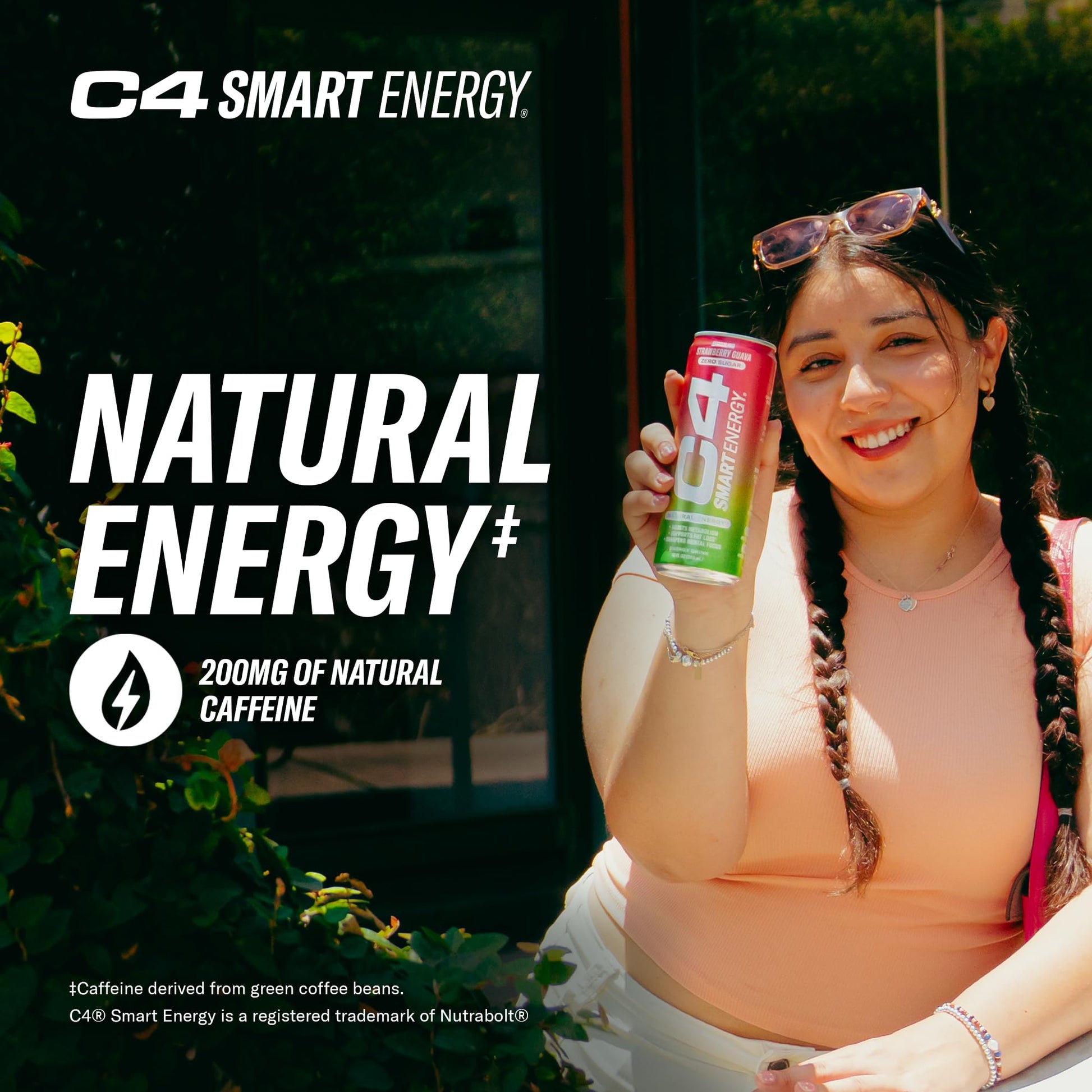Cellucor C4 Smart Energy Drink - Sugar Free Performance Fuel & Nootropic Brain Booster, Coffee Substitute or Alternative | Cherry Berry Lime 12 Oz - 12 Pack C4 uk supplements