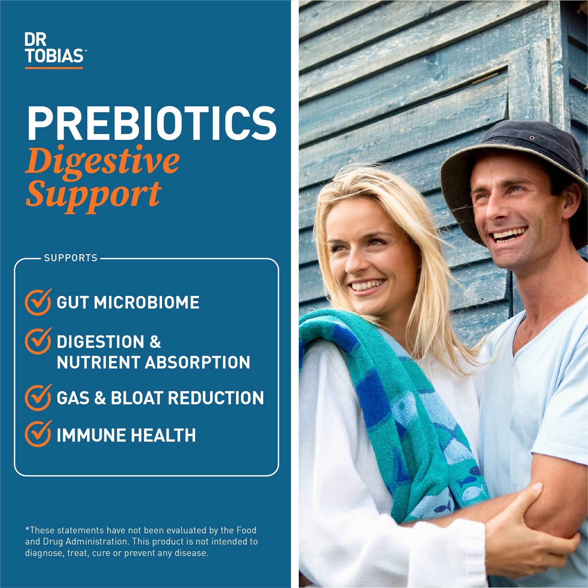Dr. Tobias Prebiotics, Supports Digestion & Gut Health, Feed Good Probiotic Bacteria Dr. Tobias uk supplements