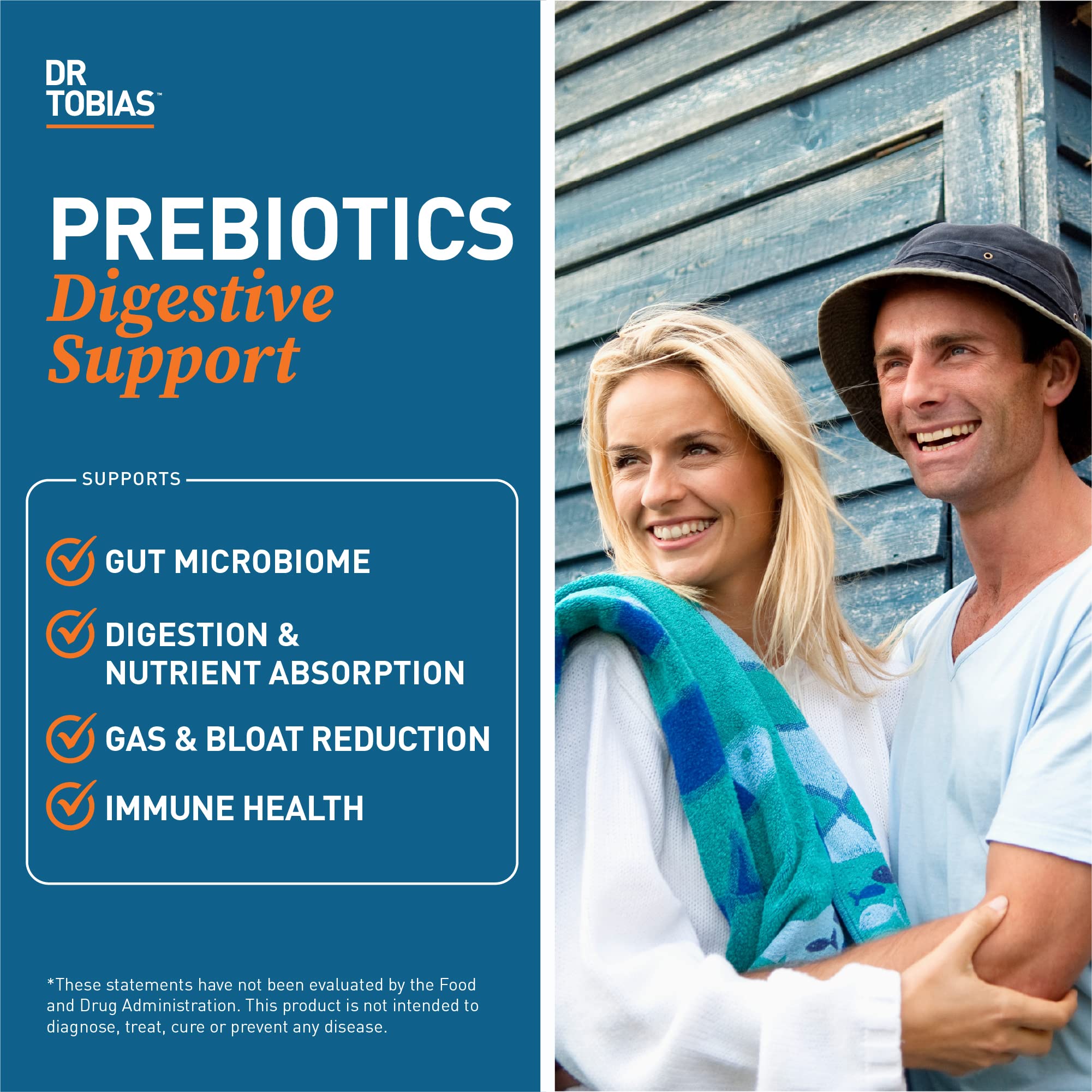 Dr. Tobias Prebiotics, Supports Digestion & Gut Health, Feed Good Probiotic Bacteria Dr. Tobias uk supplements