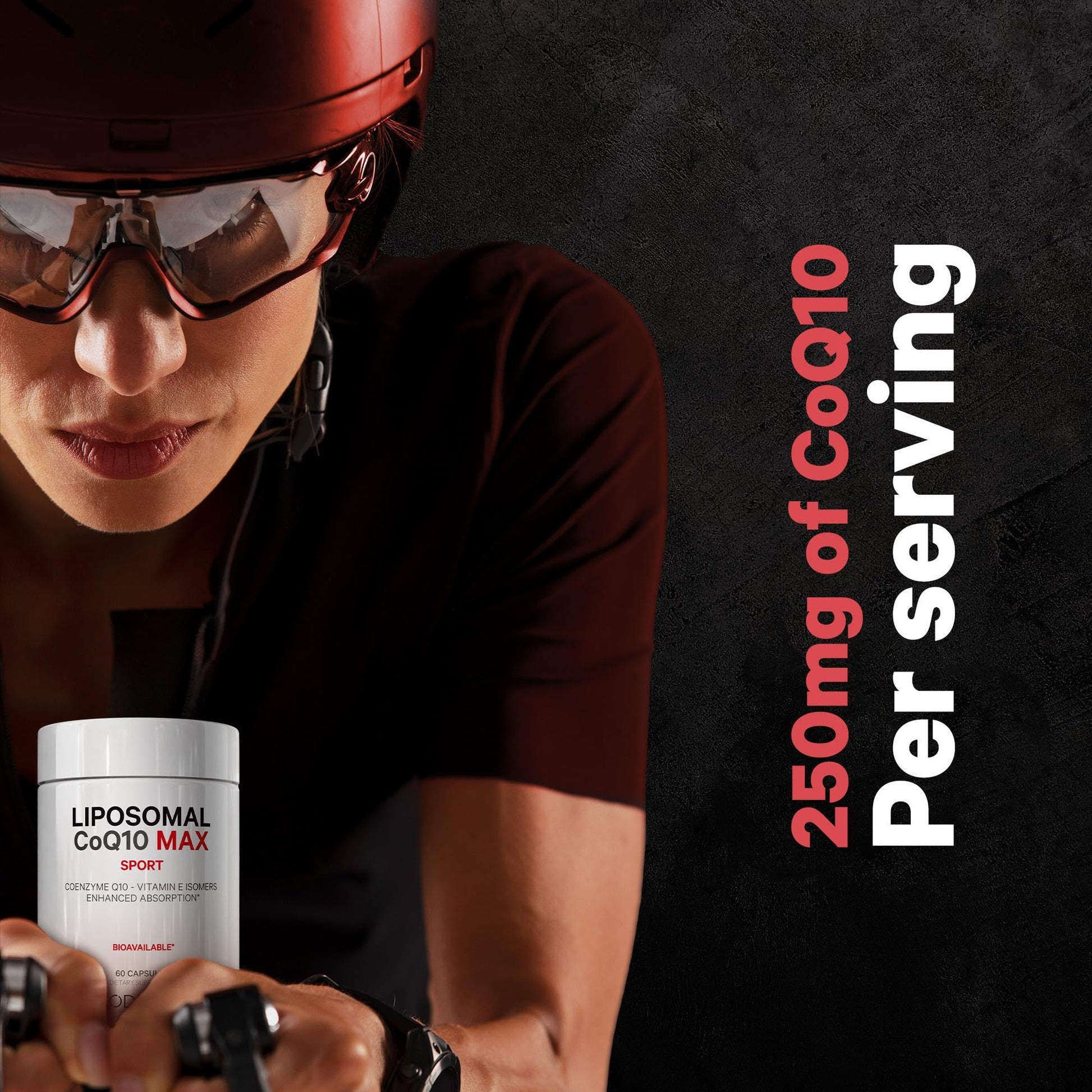 Codeage Liposomal CoQ10 Max Supplement - 250 mg Coenzyme Q10 with Vitamin E Isomers Tocopherols - 2-Month Supply - 1 Capsule Per Serving - Liposomal Delivery - Non-GMO, Gluten-Free - 60 Capsules Codeage uk supplements