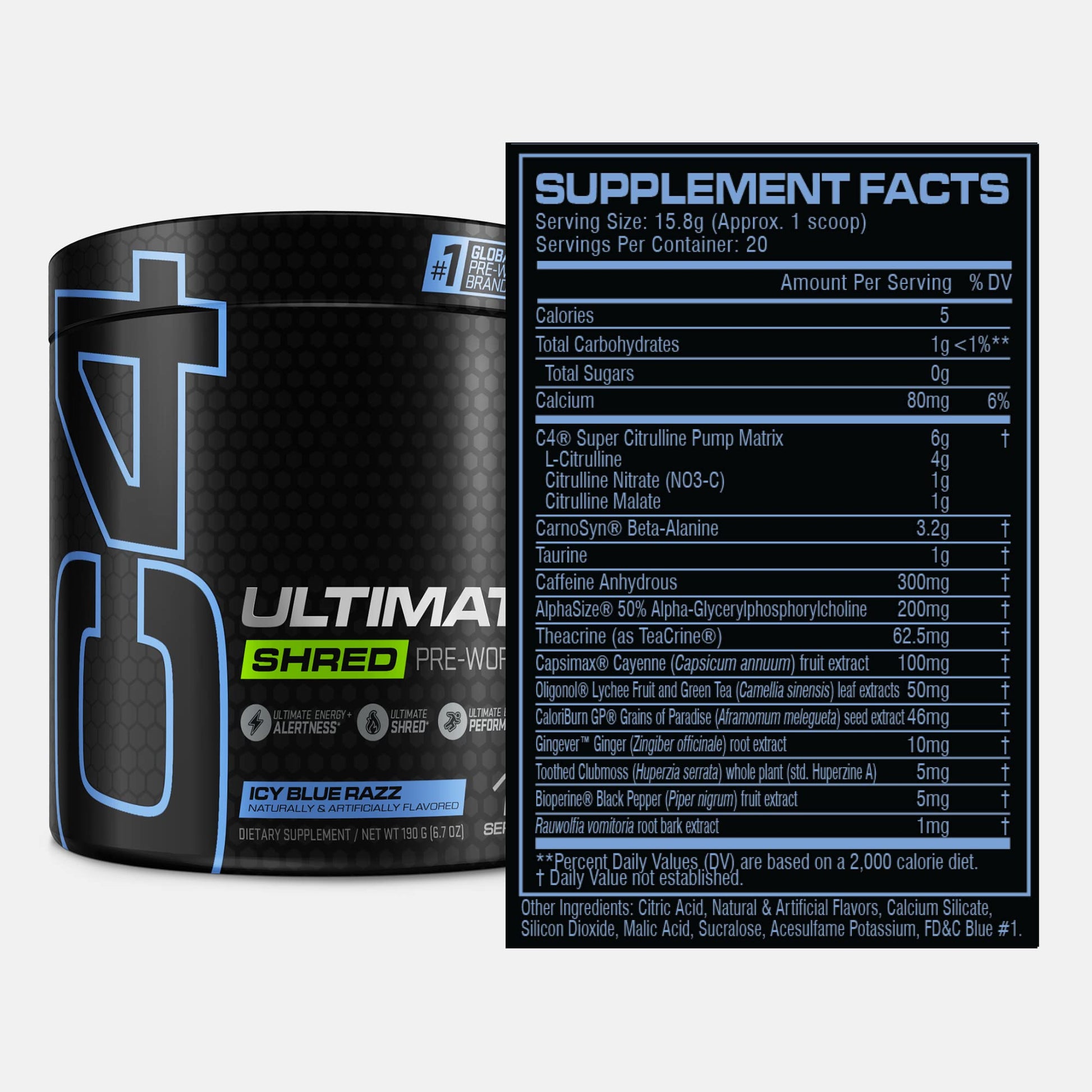 Cellucor C4 Ultimate Shred Pre Workout Powder, Fat Burner for Men & Women, Metabolism Cellucor uk supplements