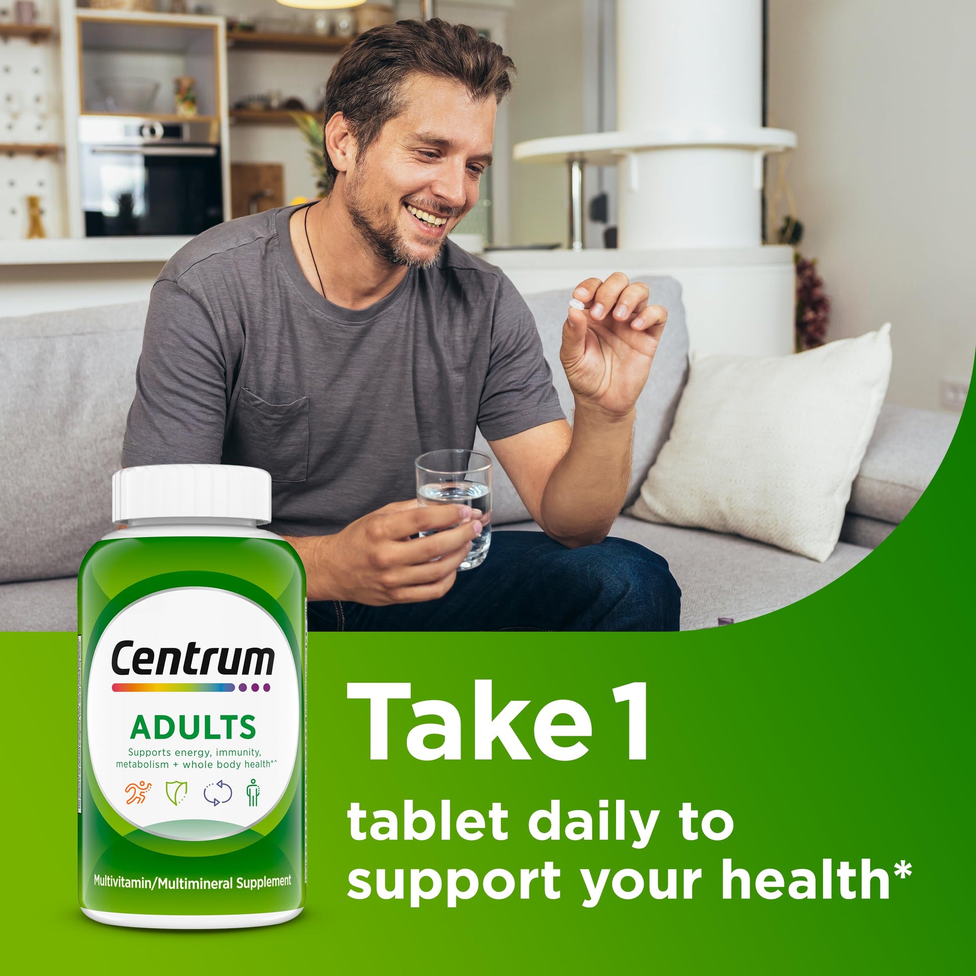 Centrum Adult Multivitamin/Multimineral Supplement with Antioxidants, Zinc, Vitamin D3 and B Vitamins Centrum uk supplements