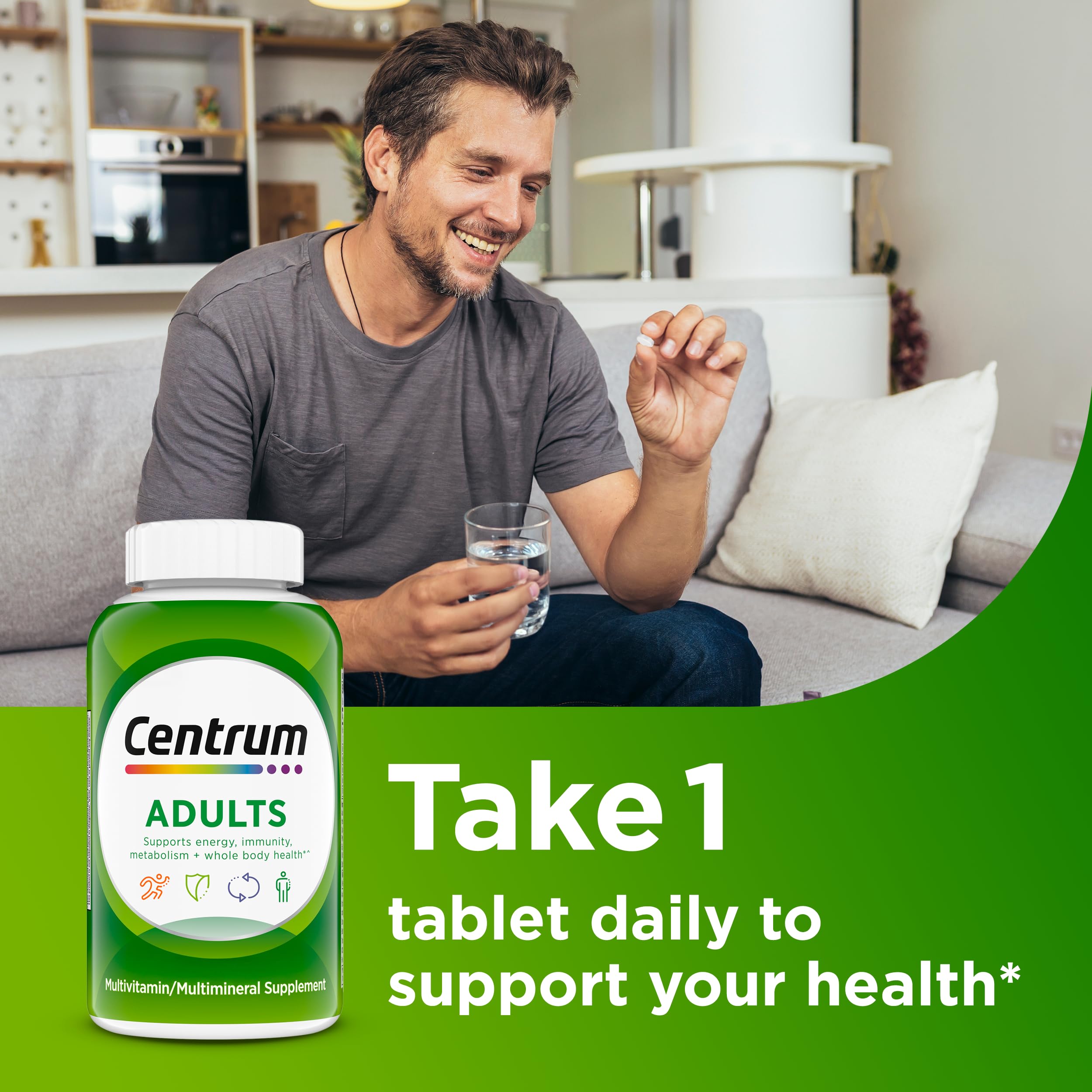 Centrum Adult Multivitamin/Multimineral Supplement with Antioxidants, Zinc, Vitamin D3 and B Vitamins Centrum uk supplements
