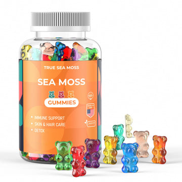 Sea Moss Gummies for Adults & Kids – Contains Irish Sea Moss + Burdock Root TrueSeaMoss uk supplements
