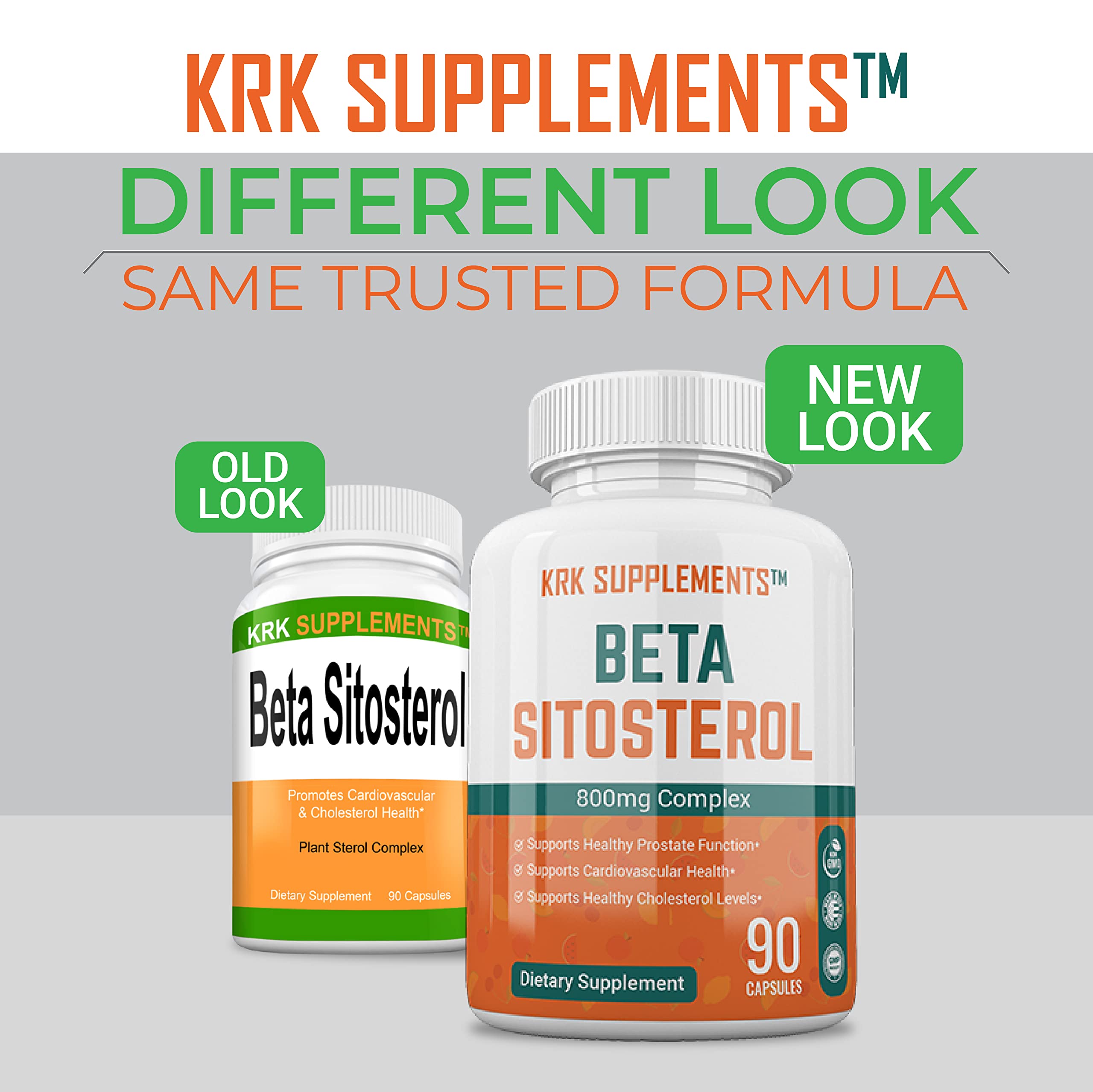 KRK SUPPLEMENTS Bundle Combo for 3 Total Bottles of Beta Sitosterol 800mg KRK SUPPLEMENTS uk supplements