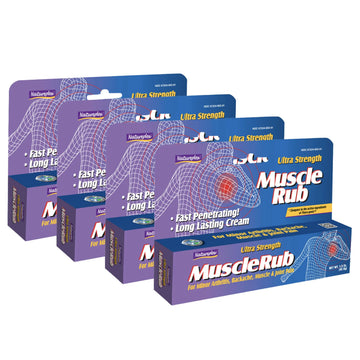 Ultra Strength Muscle Rub 4 Pack Natureplex uk supplements