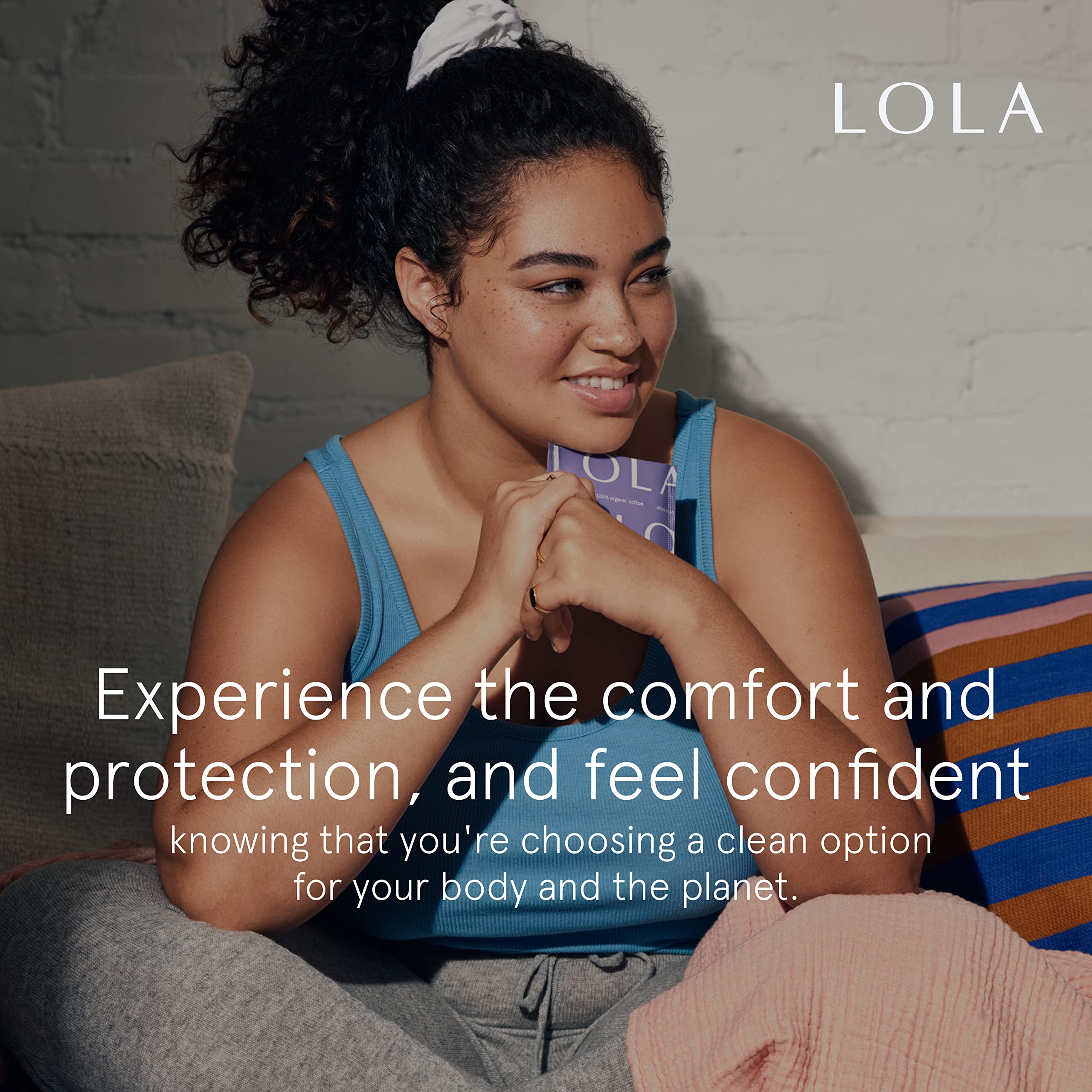LOLA Ultra Thin Liners, 108 Count - Cotton Panty Liners for Women, Hypoallergenic Pads for Women LOLA uk supplements