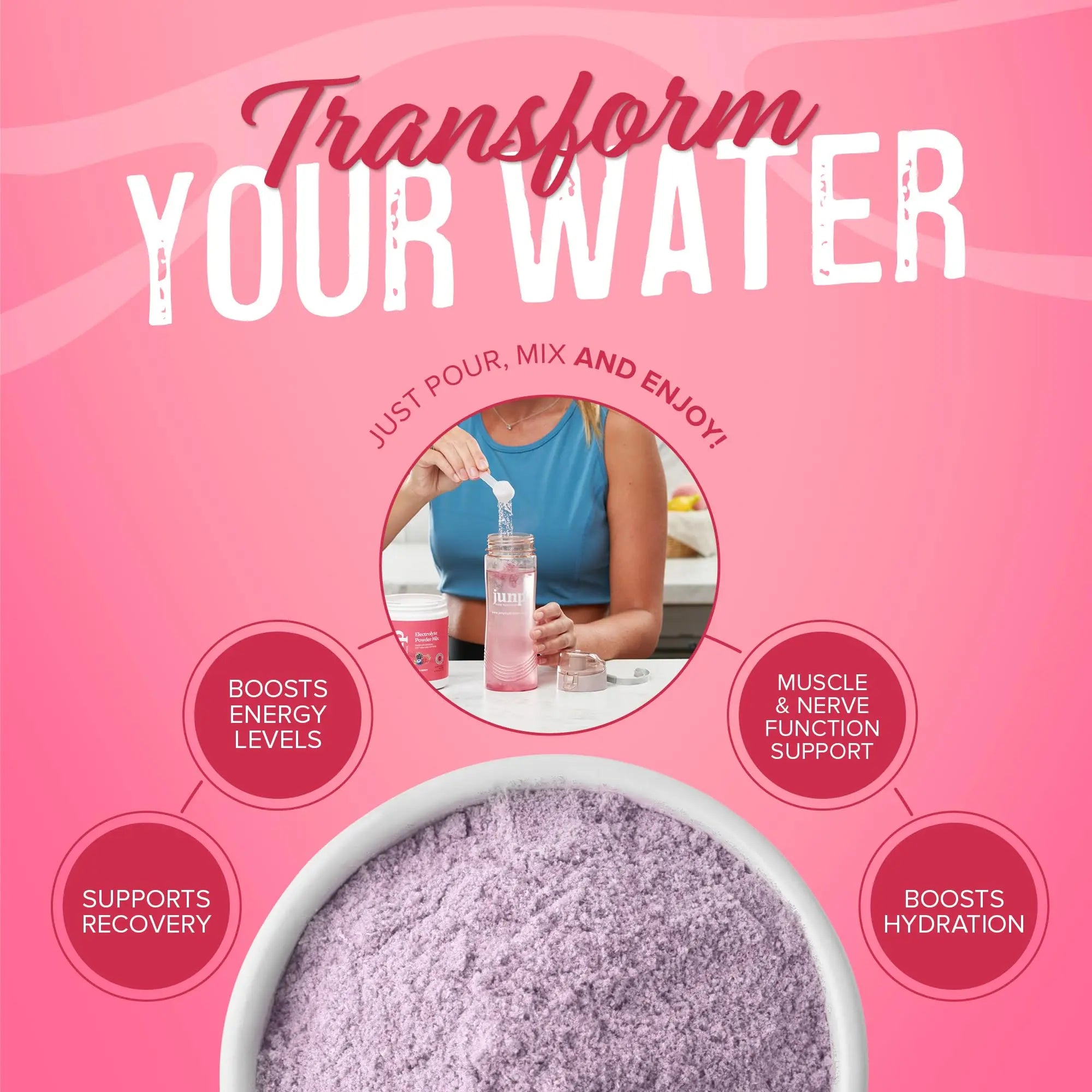 JUNP Electrolytes Powder No Sugar No Carbs, Wild Berry Fruit Flavor Keto Electrolyte Drink Mix - Potassium & Salt Hydration Powder Electrolytes, Zero Calorie Sugar Free Electrolyte Powder, 90 Servings JUNP uk supplements