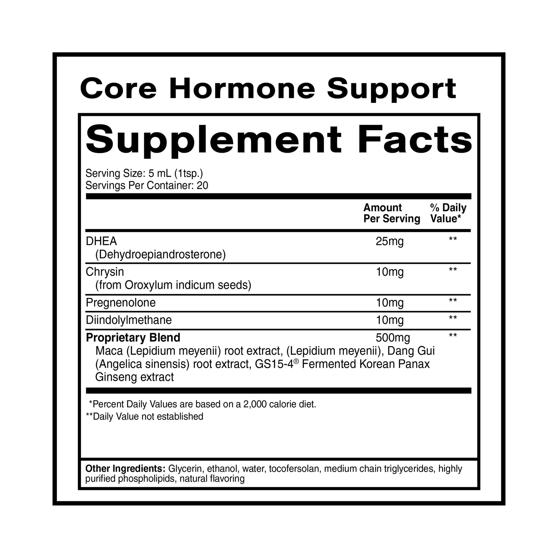 Quicksilver Scientific Core Hormone Support 3.88 fl oz (100ml) Quicksilver Scientific uk supplements