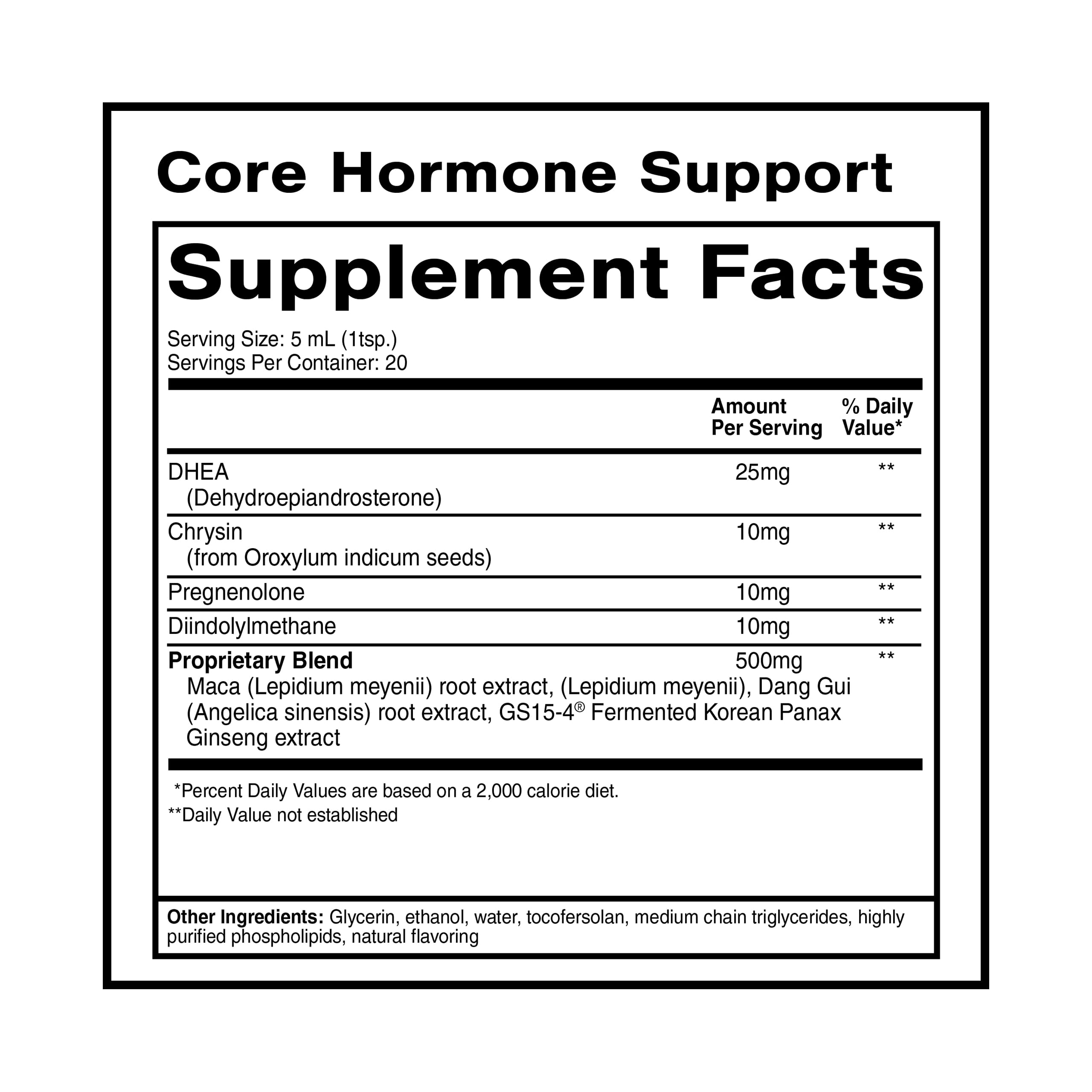 Quicksilver Scientific Core Hormone Support 3.88 fl oz (100ml) Quicksilver Scientific uk supplements