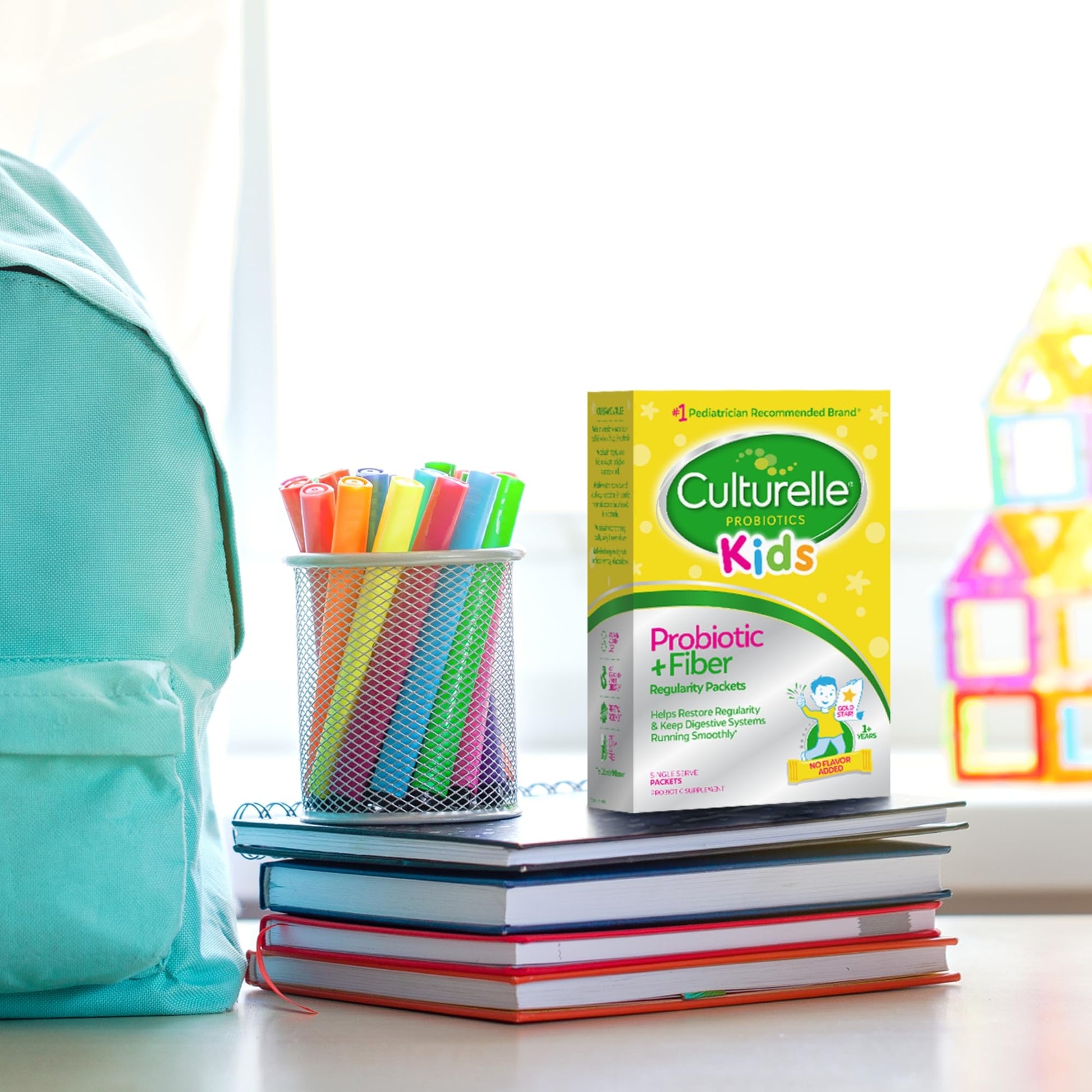 Culturelle Kids Probiotic + Fiber Packets (Ages 3+) - 24 Count - Digestive Health & Immune Culturelle uk supplements