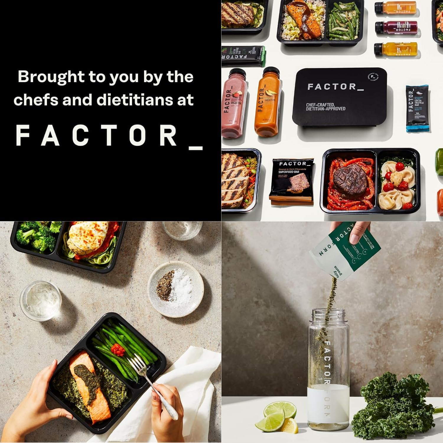 FACTOR FORM Daily Greens Superfood Powder | 5 Functional Blends for Gut Health, Energy & Immunity | Prebiotics, Probiotics, Adaptogens, B Vitamins (7 Servings, Individual Packets) FACTOR FORM uk supplements