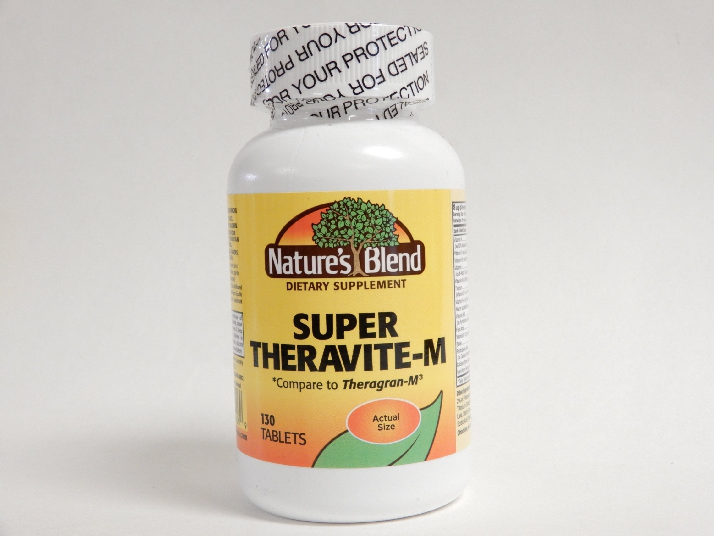 NAT B Super THERA Vite M TB 130 Nature's Blend uk supplements