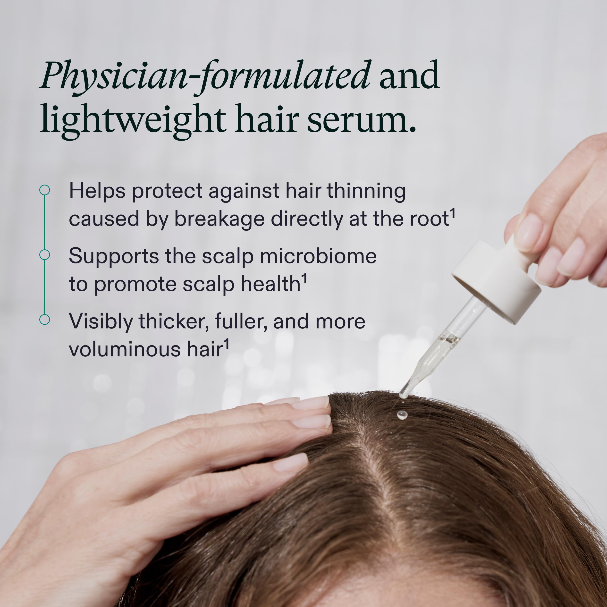 Nutrafol Women's Hair Serum, Supports Visibly Thicker and Stronger Hair, Vegan, Lightweight and Fast-Absorbing - 1.7 Fl Oz, 1 Bottle Nutrafol uk supplements