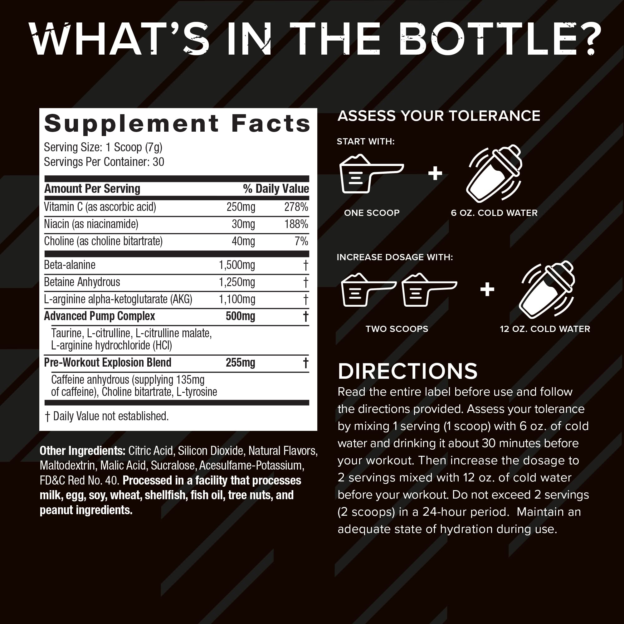 Six Star Pre Workout PreWorkout Explosion Pre Workout Powder for Men & Women PreWorkout Six Star uk supplements