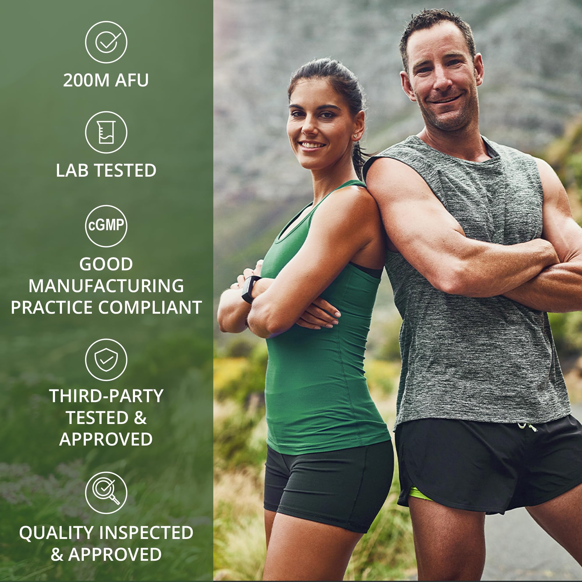 Akkermansia Probiotic to Increase GLP-1 Production. Ultra High Strength Akkermansia Muciniphila Live Strain with Prebiotic Fiber for Gut Health & Microbiome Balance. Delayed Release, 3rd Party Tested Peak Performance uk supplements