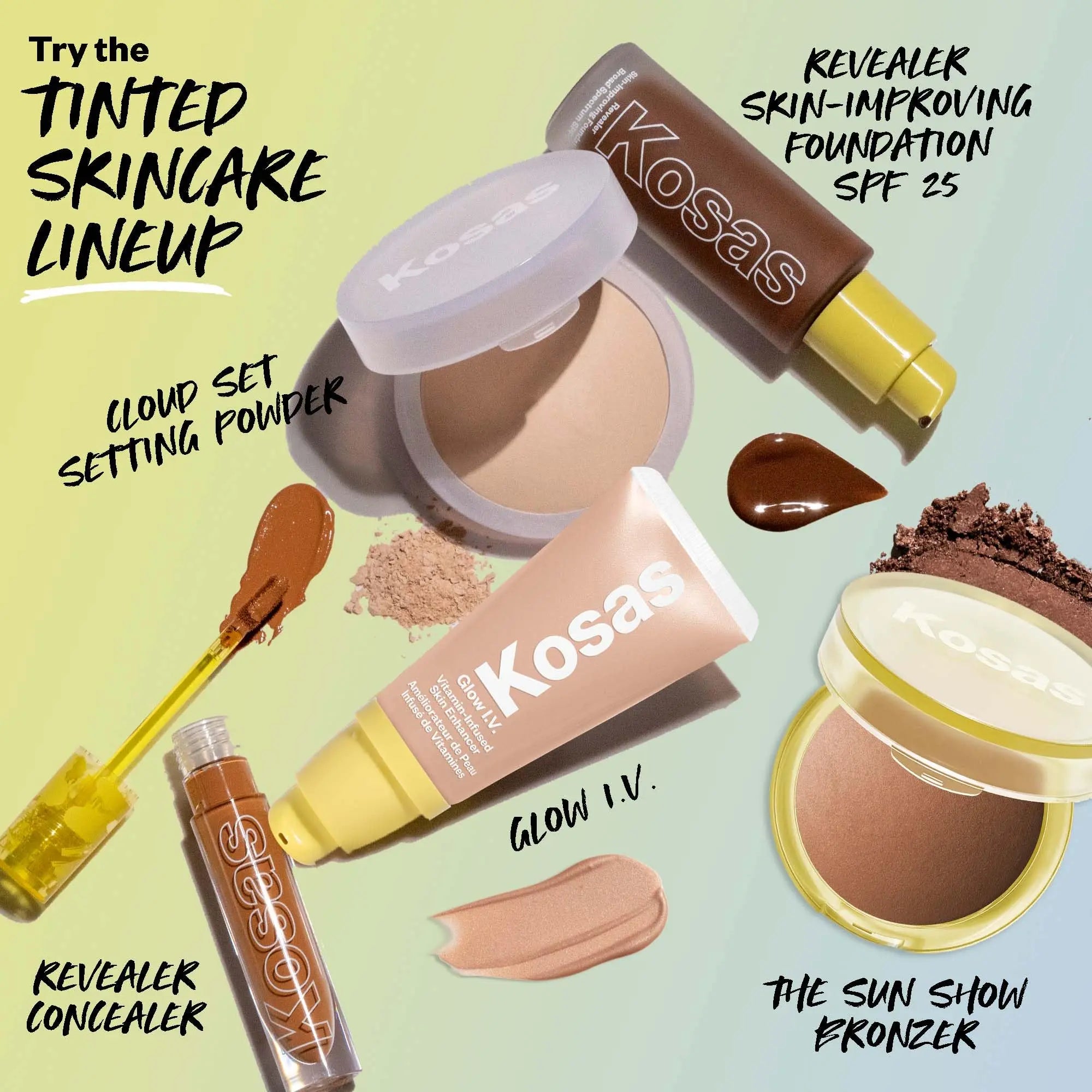 Kosas Sun Show Glowy Warmth Baked Bronzer - Contouring Powder for Cheekbones, Nose & Jawline - Enriched with Concentrated Fatty Acids - Talc-Free, Vegan & Hypoallergenic - Waves Kosas uk supplements