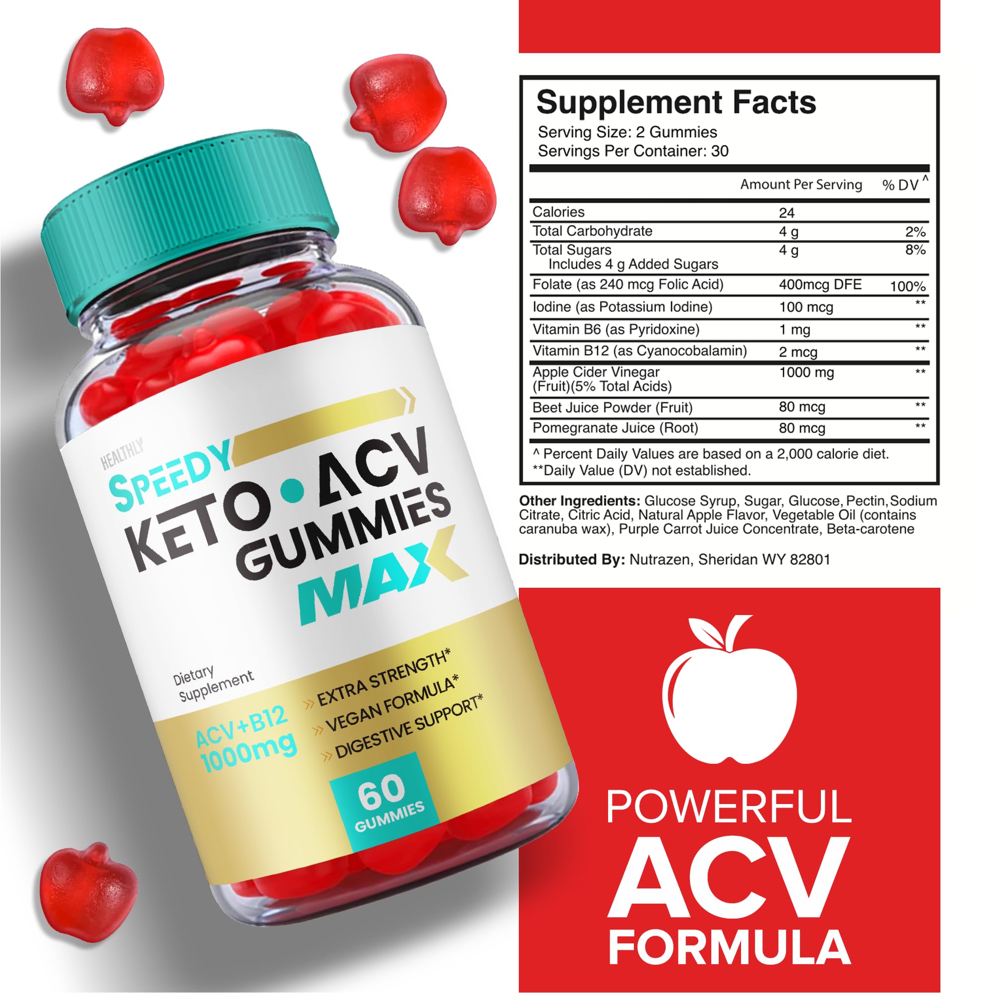 (2 Pack) Speedy Keto ACV Gummies Maximum Strength, Speedy Keto Plus ACV Gummies Healthly uk supplements