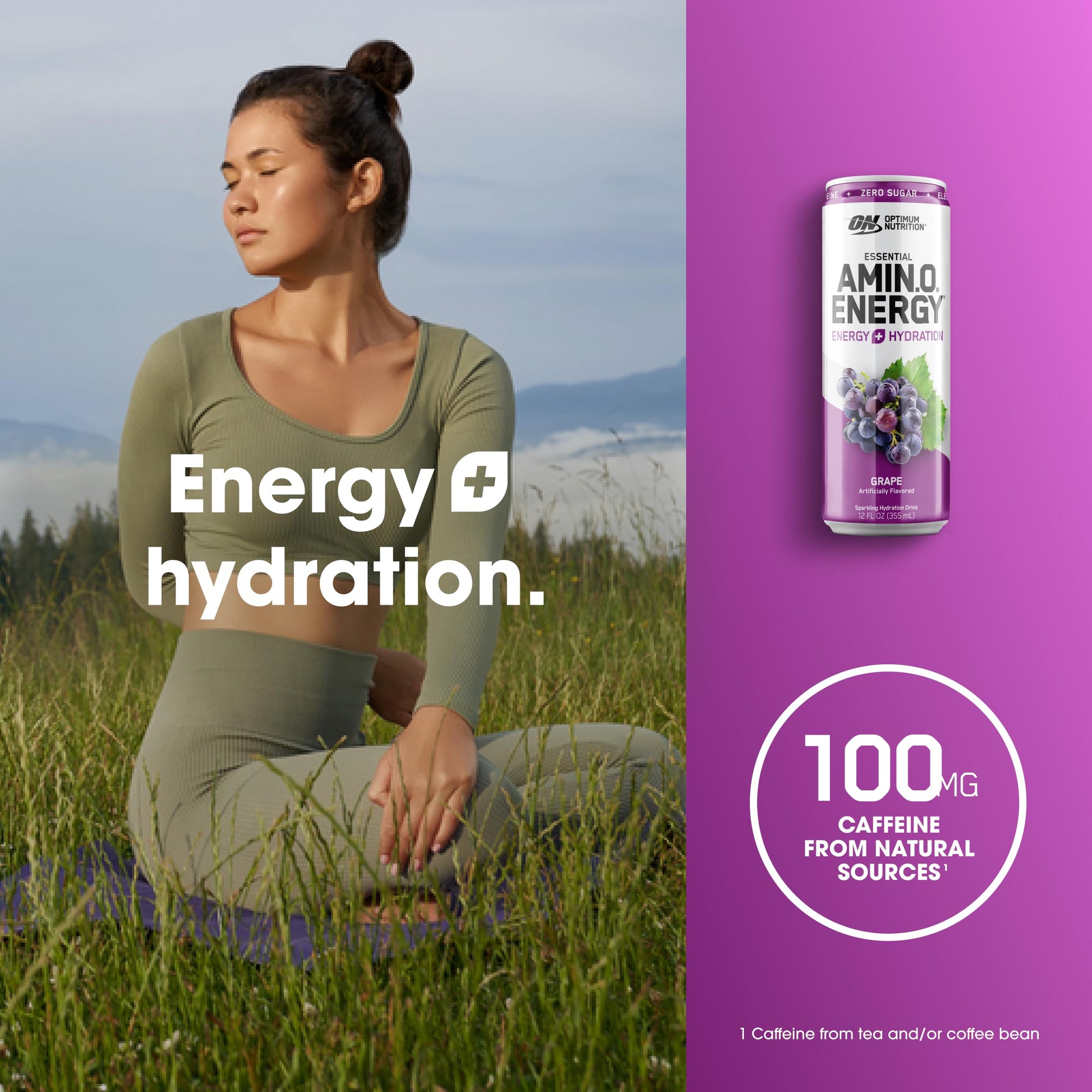 Optimum Nutrition Amino Energy Sparkling Hydration Drink, Electrolytes, Caffeine Optimum Nutrition uk supplements