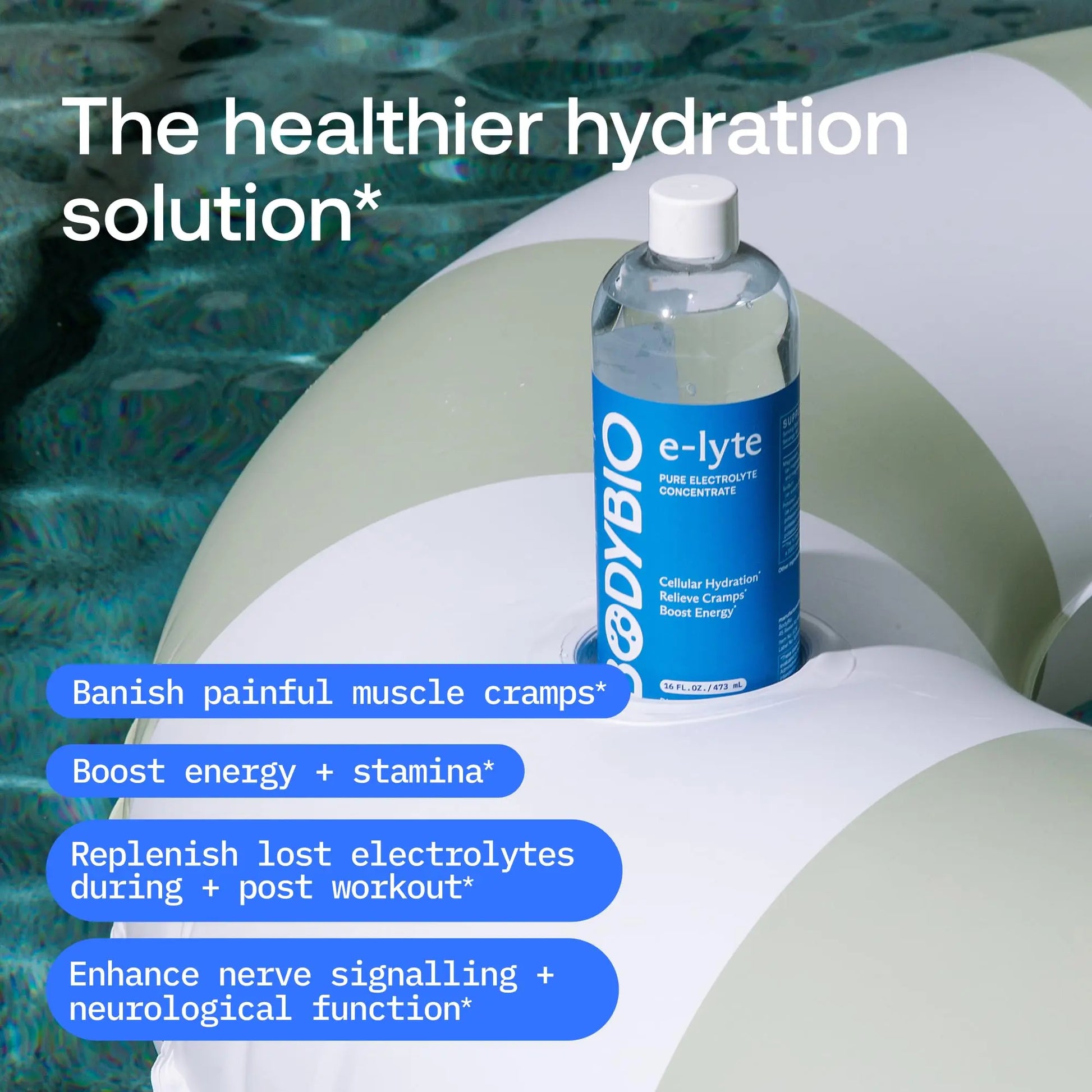 BodyBio e-lyte - Liquid Electrolyte Concentrate for Clean Hydration, Energy & Cramp Relief - No Sugar, No Artificial Flavors, No Fillers, Keto Friendly BodyBio uk supplements