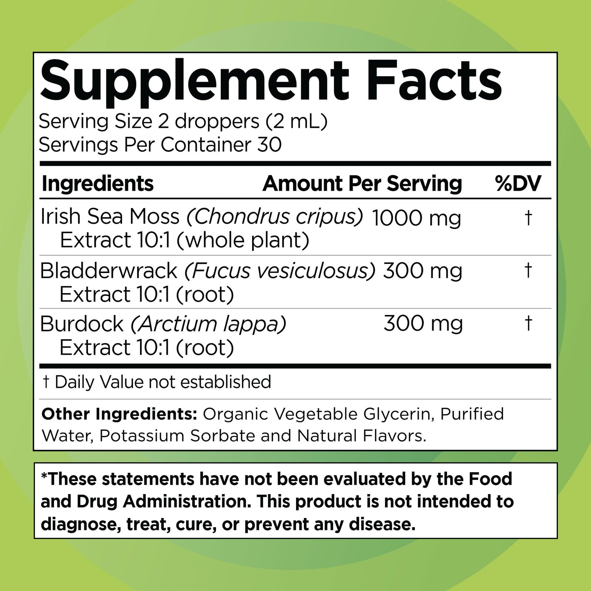 Liquid Naturals Irish Sea Moss Drops - Citrus Berry Flavor - 92+ Essential Minerals & Vitamins - Energy, Skin, Gut, Recovery - Bladderwrack and Burdock Root - 2 fl. oz Liquid Naturals uk supplements