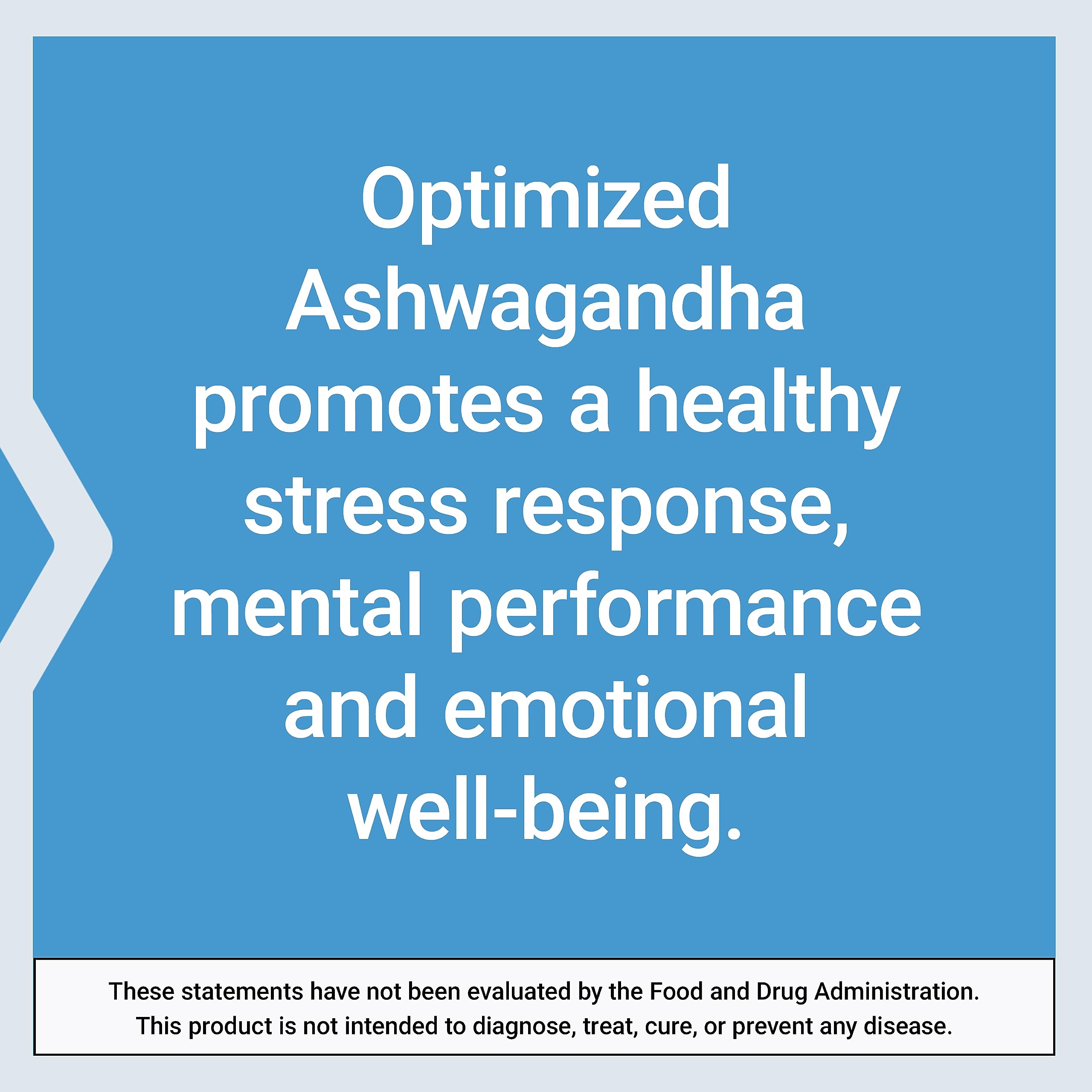 Life Extension Optimized Ashwagandha - Stress Management Supplement for a Healthy Stress Response, Focus, Memory, Stress Relief - Vegetarian, Gluten-Free, Non-GMO, 60 Capsules Life Extension uk supplements