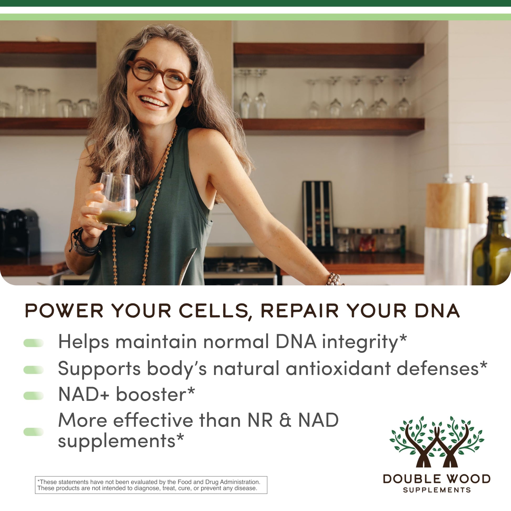 NMNH (NMN Supplement Alternative) Only Clinically Studied Ingredient - Boosts NAD+ Levels for Anti Aging and Cell Regeneration by Double Wood Double Wood Supplements uk supplements