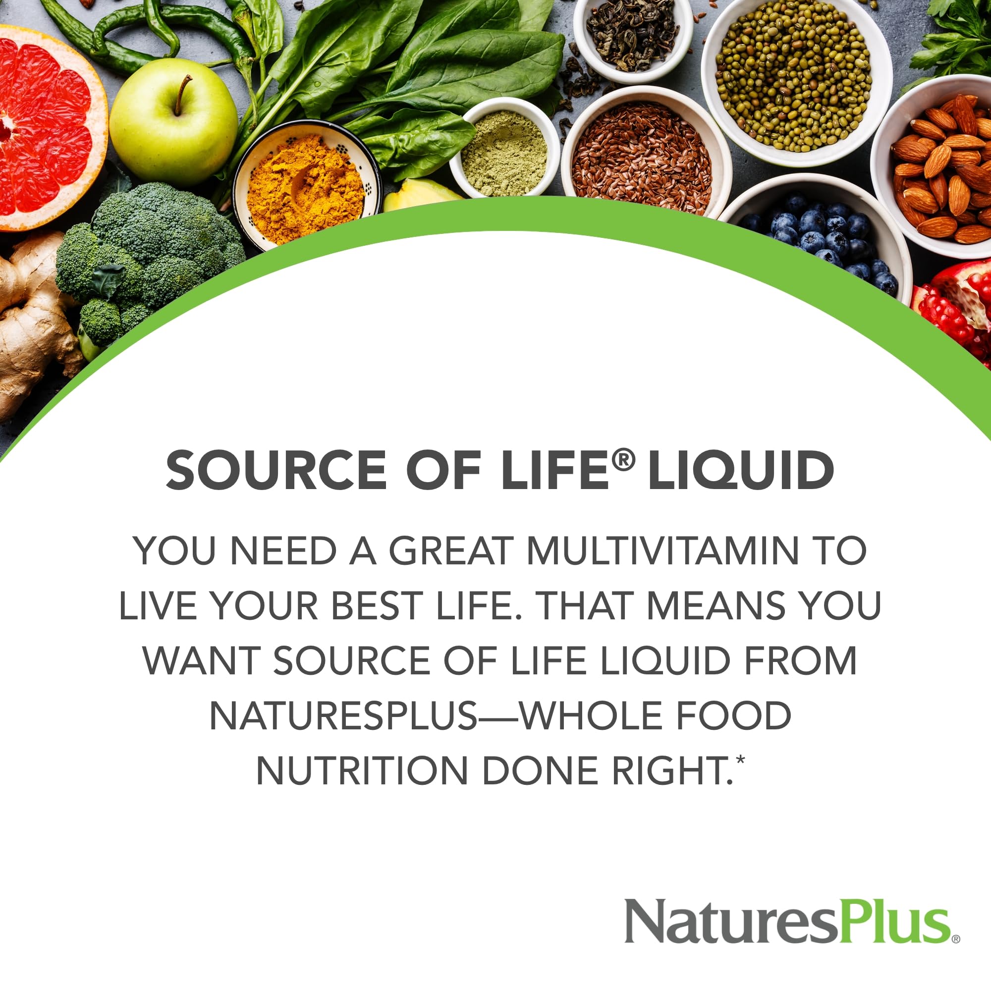 NaturesPlus Source of Life Liquid - 30 fl oz - Tropical Fruit Flavor - Wholefood Supplement, Energy Booster, Antioxidant - Vegetarian, Gluten-Free - 30 Servings Aus Healthcare uk supplements
