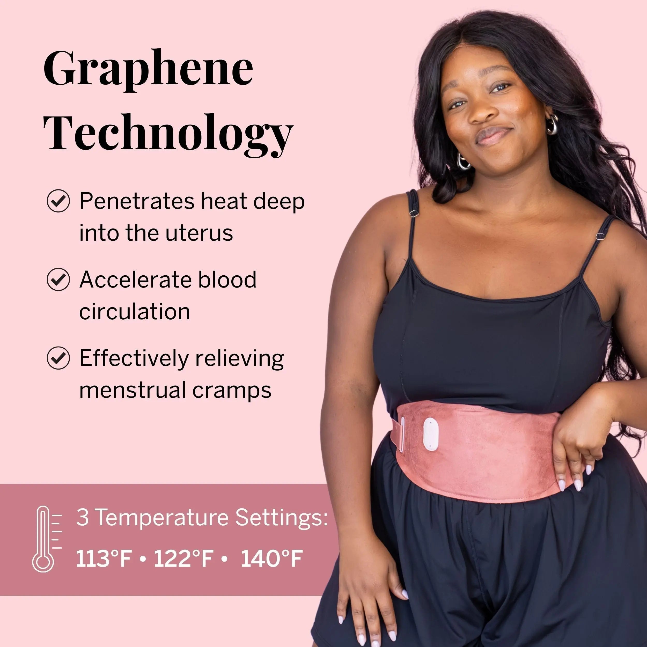 Pixie Period Heating Pad for Cramps - Thinnest Wearable Heating Pad for Feminine Care - Unnoticeable Under Clothes - Best Portable Pain Relief Heat Belt On The Market - Hours of Menstrual Pain Relief Pixie Cup uk supplements