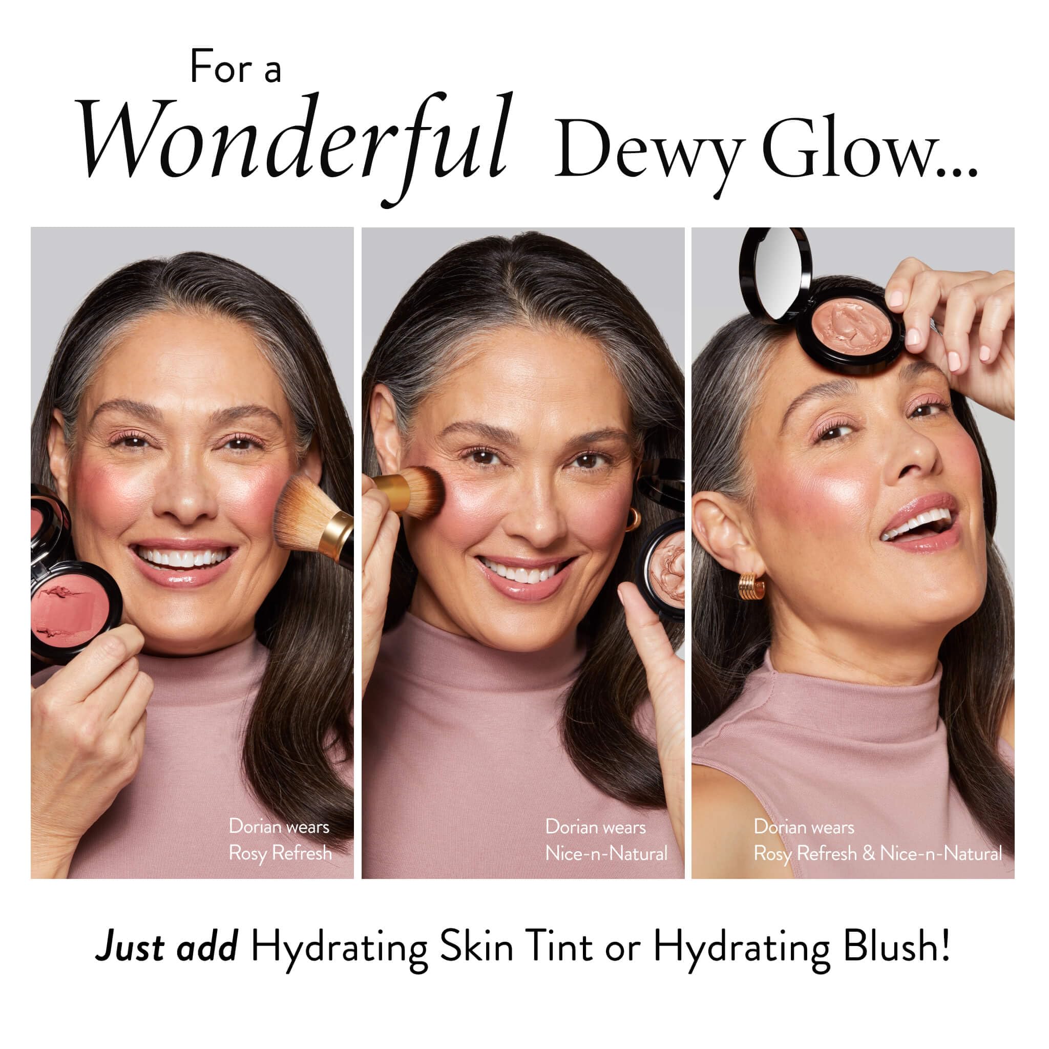 LAURA GELLER NEW YORK The Wonder Balm Cream Illuminator - Hydrating Weightless Subtle Hint of Color + Glow for Mature Skin - Vegan Squalane - Apply to Cheeks & Lips (01 Nice-n-Natural) LAURA GELLER NEW YORK uk supplements