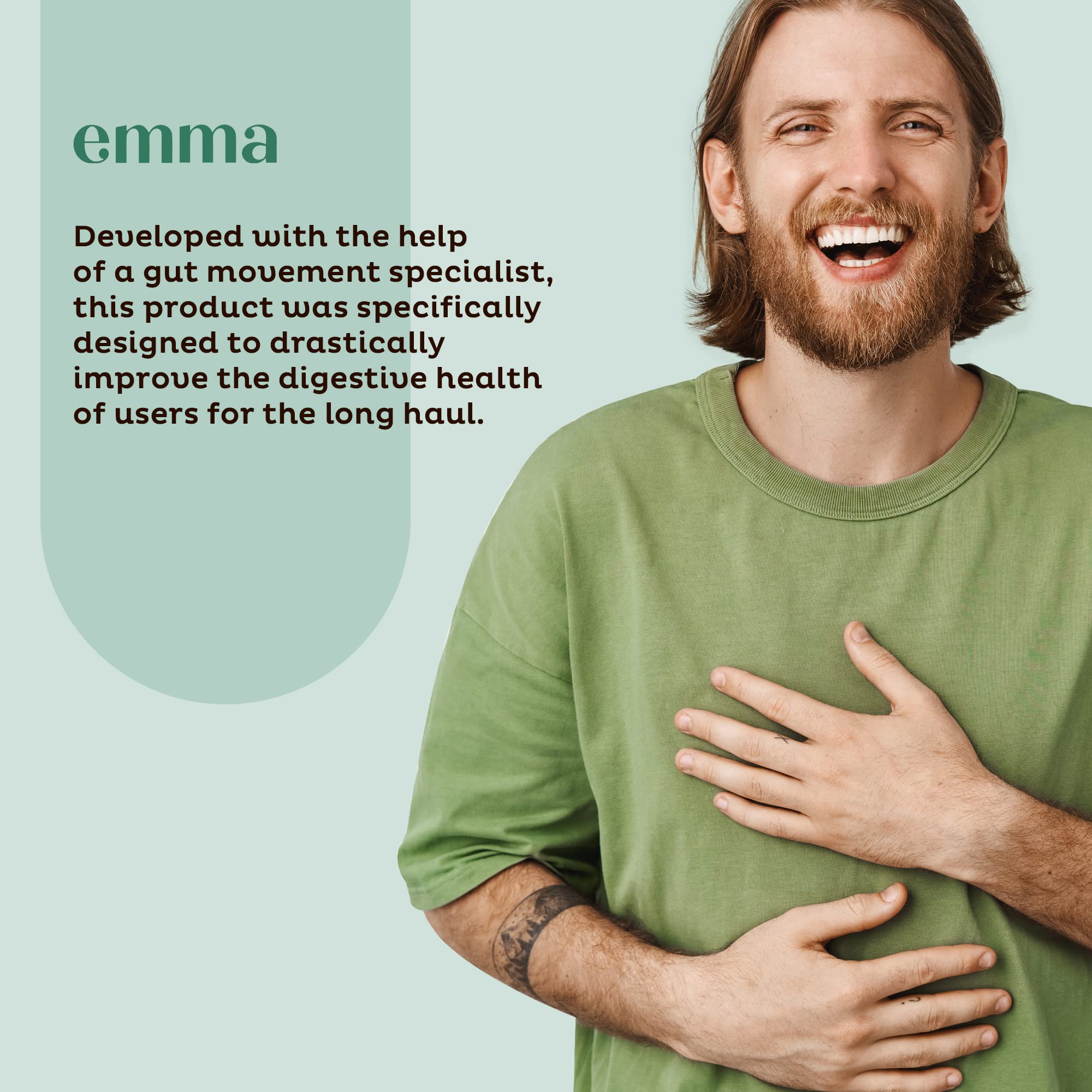 Emma Gut Health - Gas and Bloating Relief, Constipation, Leaky Gut Repair - Gut Cleanse Emma uk supplements