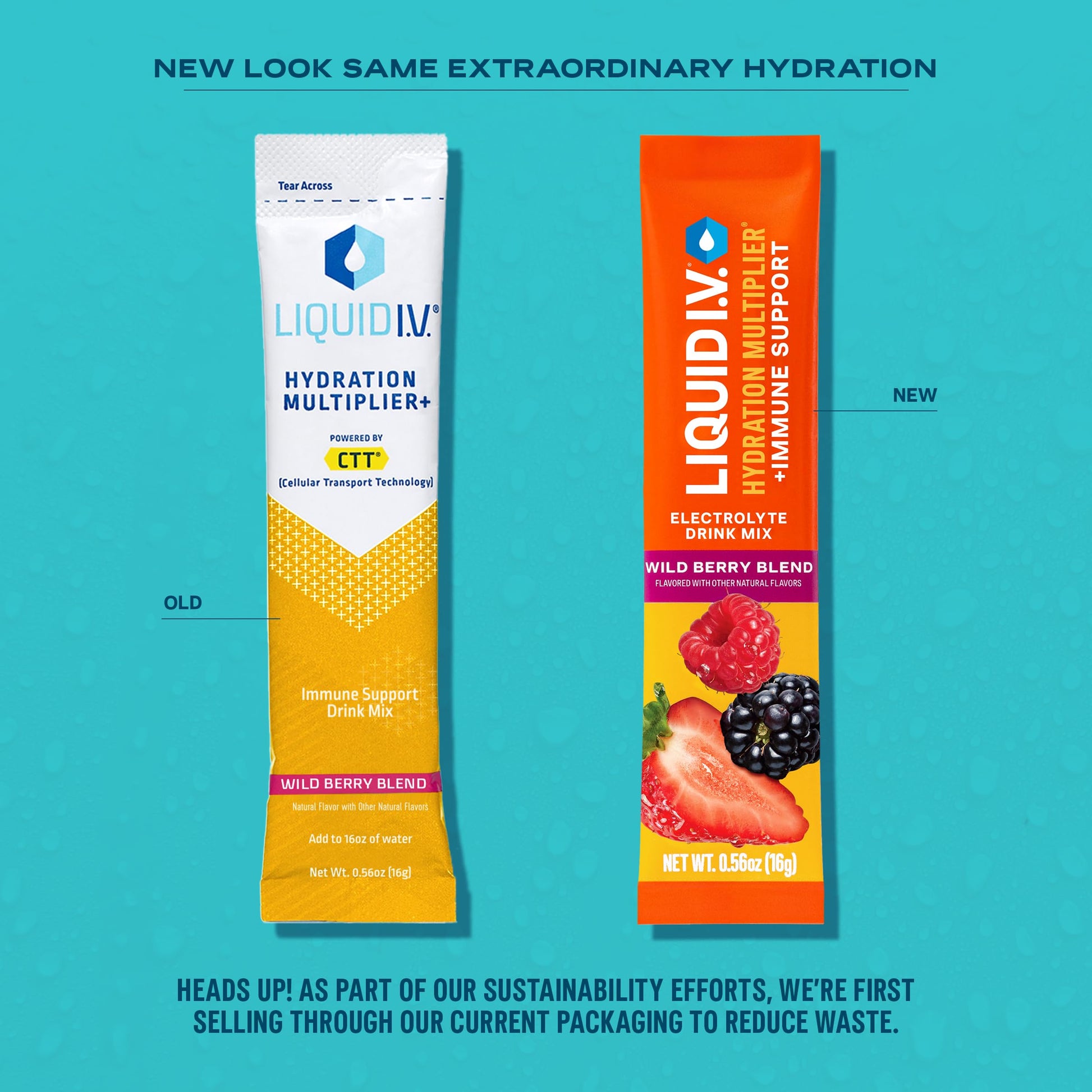 Liquid I.V.® Hydration Multiplier +Immune Support - Wild Berry Blend | Electrolyte Powder Drink Mix | 1 Pack (14 Servings) Liquid I.V. uk supplements