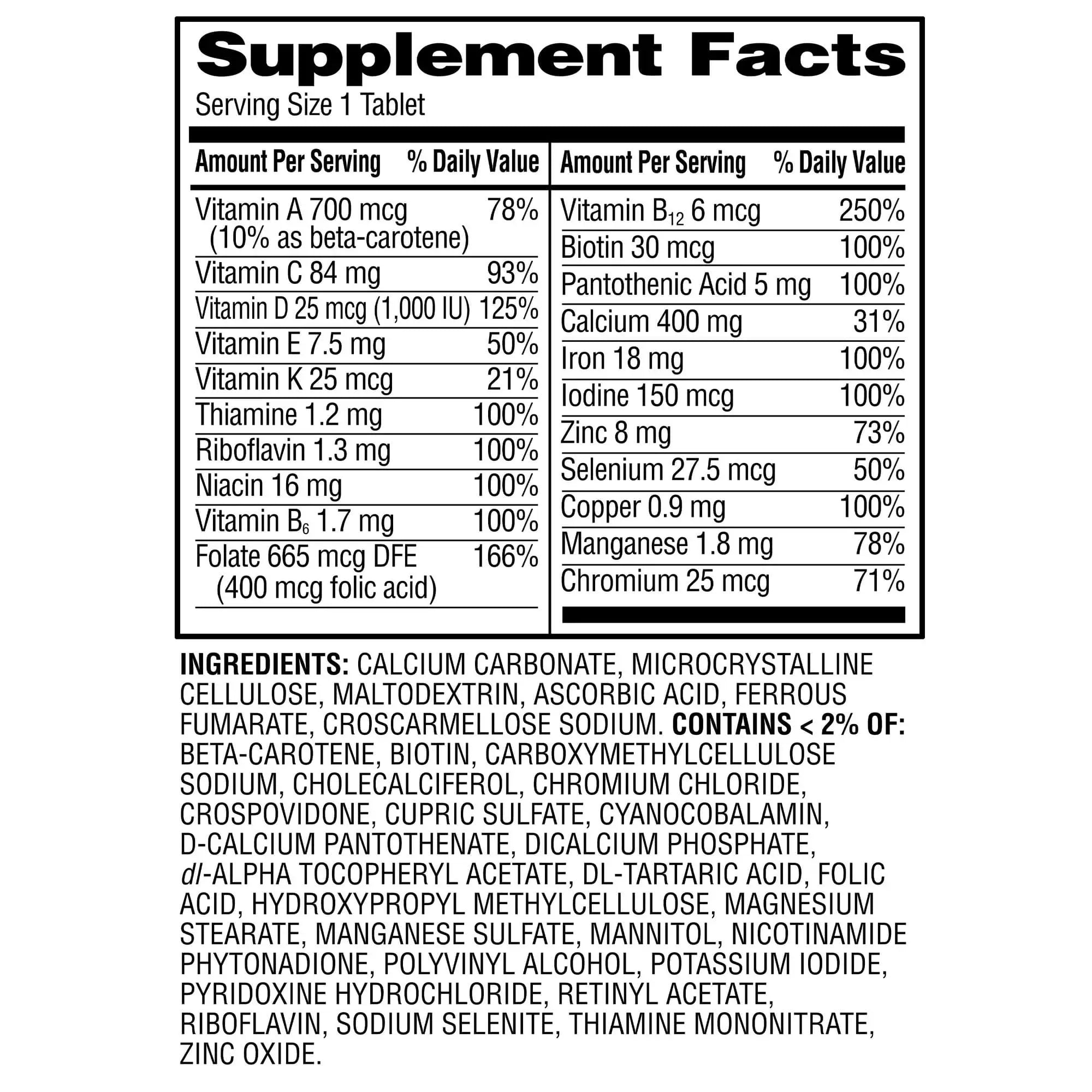 One Daily Women's Multivitamin/Multimineral Supplement Tablets for Women's Health, 200 Count Aus Healthcare uk supplements