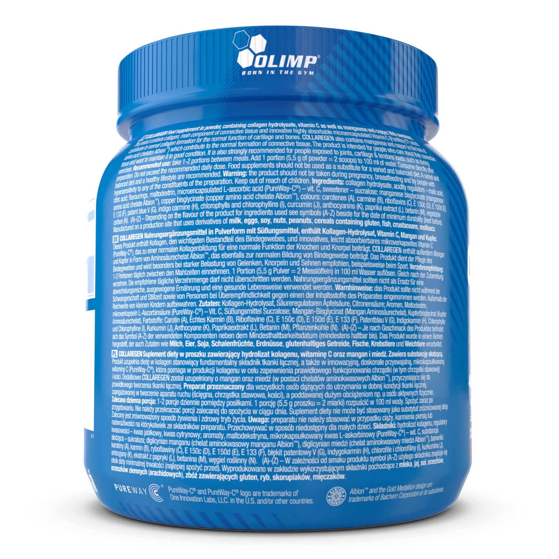 Olimp Labs Collaregen Mineral Supplement, Orange Flavour Powder, 400 g OLIMP SPORT NUTRITION uk supplements