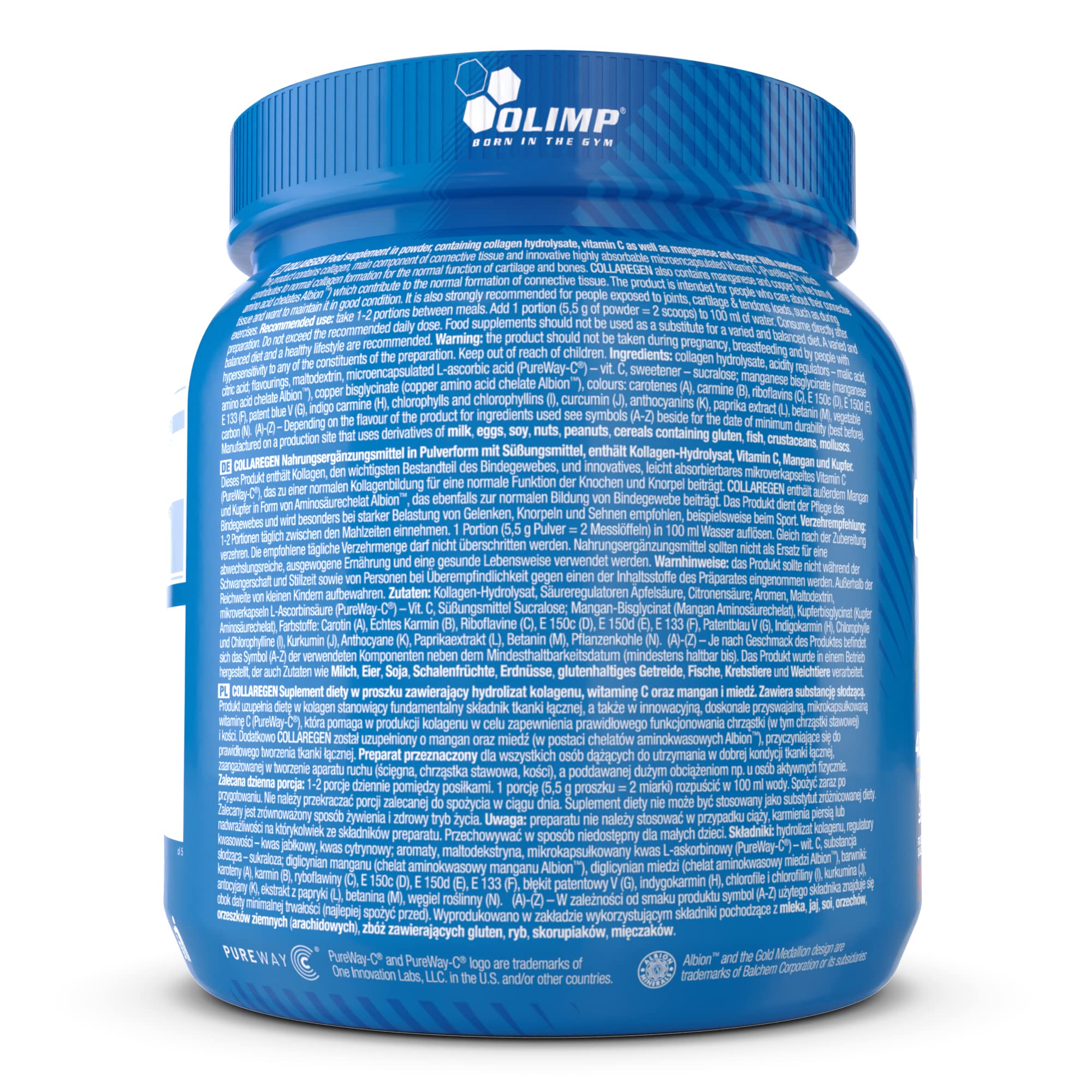 Olimp Labs Collaregen Mineral Supplement, Orange Flavour Powder, 400 g OLIMP SPORT NUTRITION uk supplements