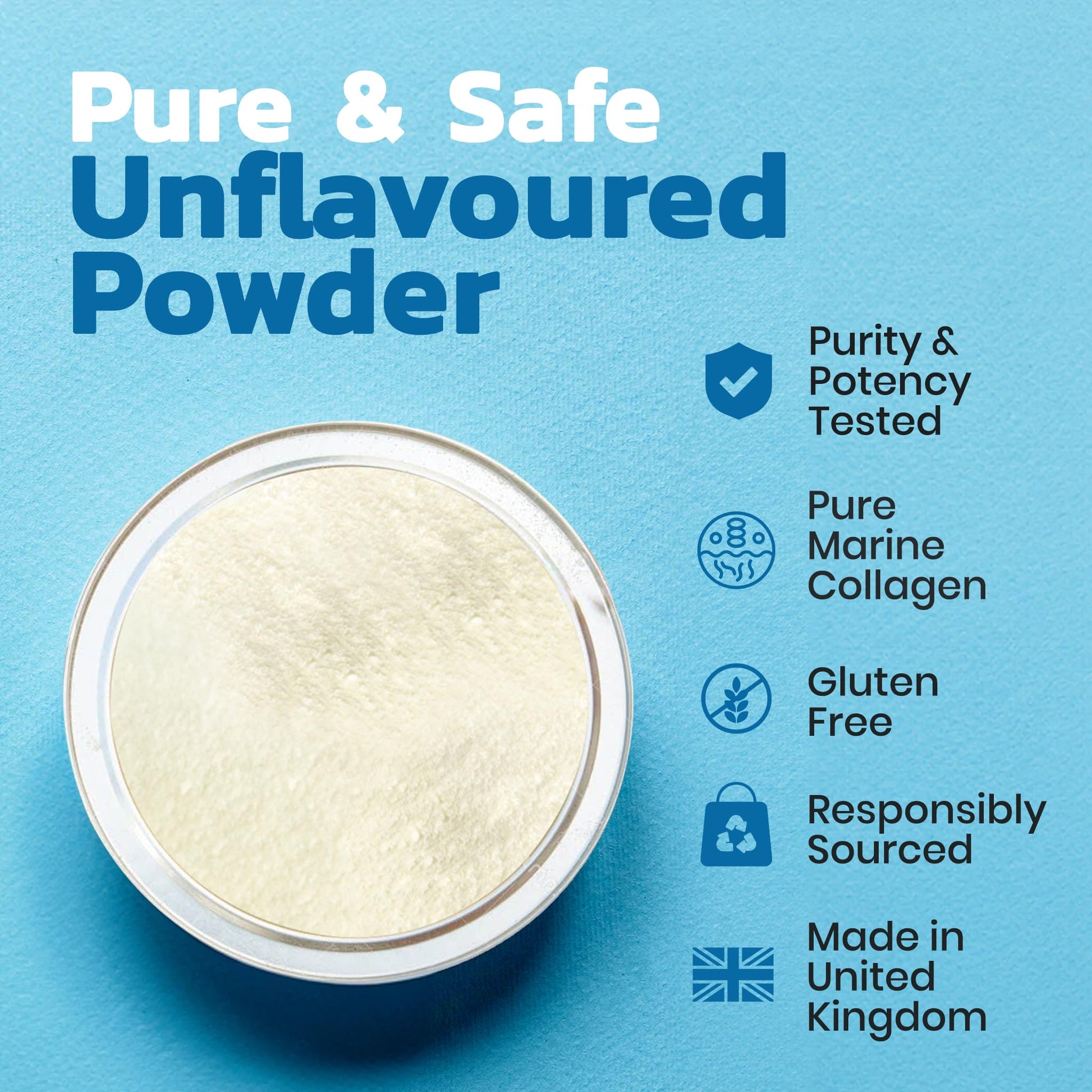 Protein Rebel - Run Easy Marine Collagen Powder for Running, Joint Support - Unflavoured Powder Collagen Protein Rebel uk supplements