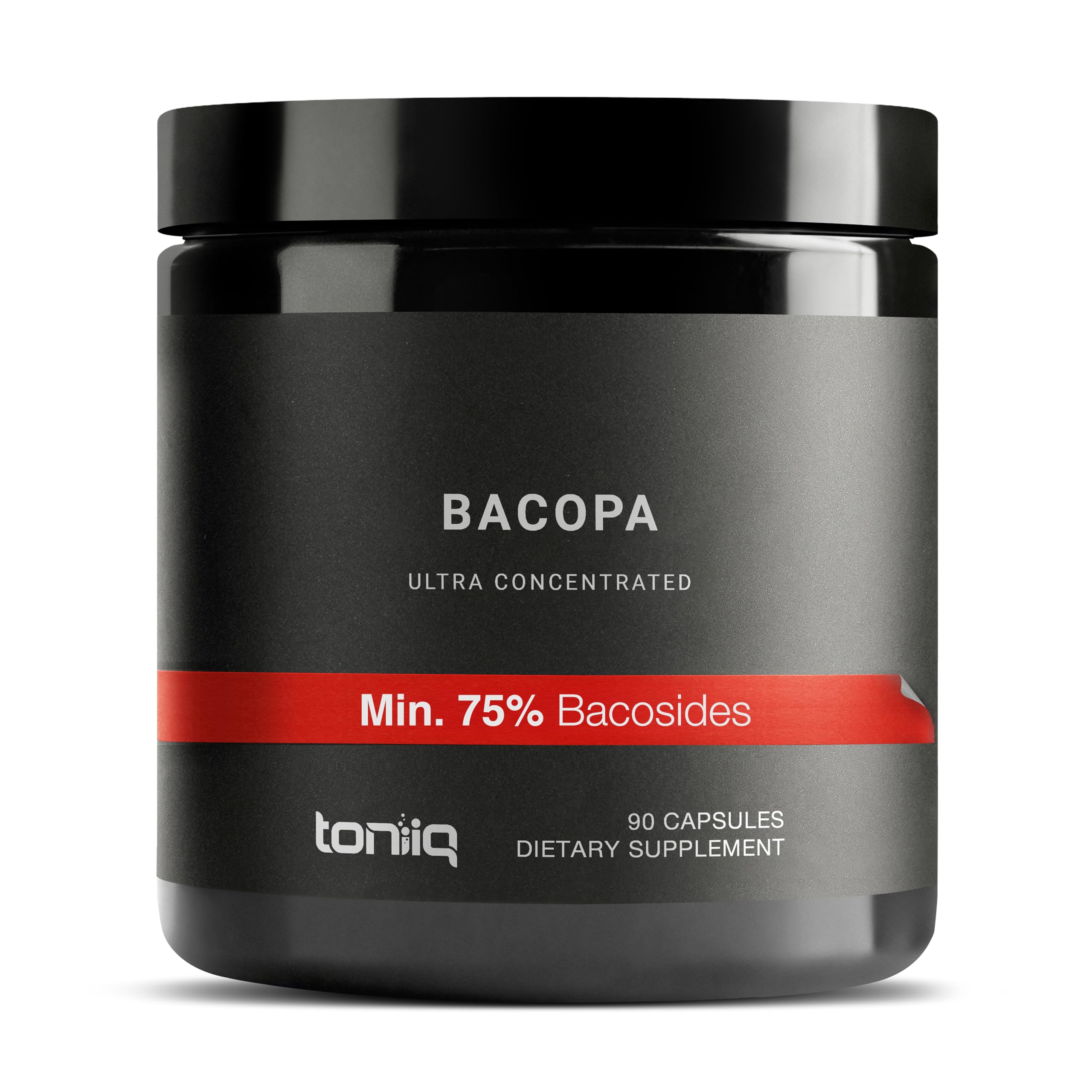 Toniiq Bacopa - Ultra High Potency 45:1 Extract with 75% Bacosides - Highly Concentrated - Third-Party Lab Tested - 90 Capsules Toniiq uk supplements