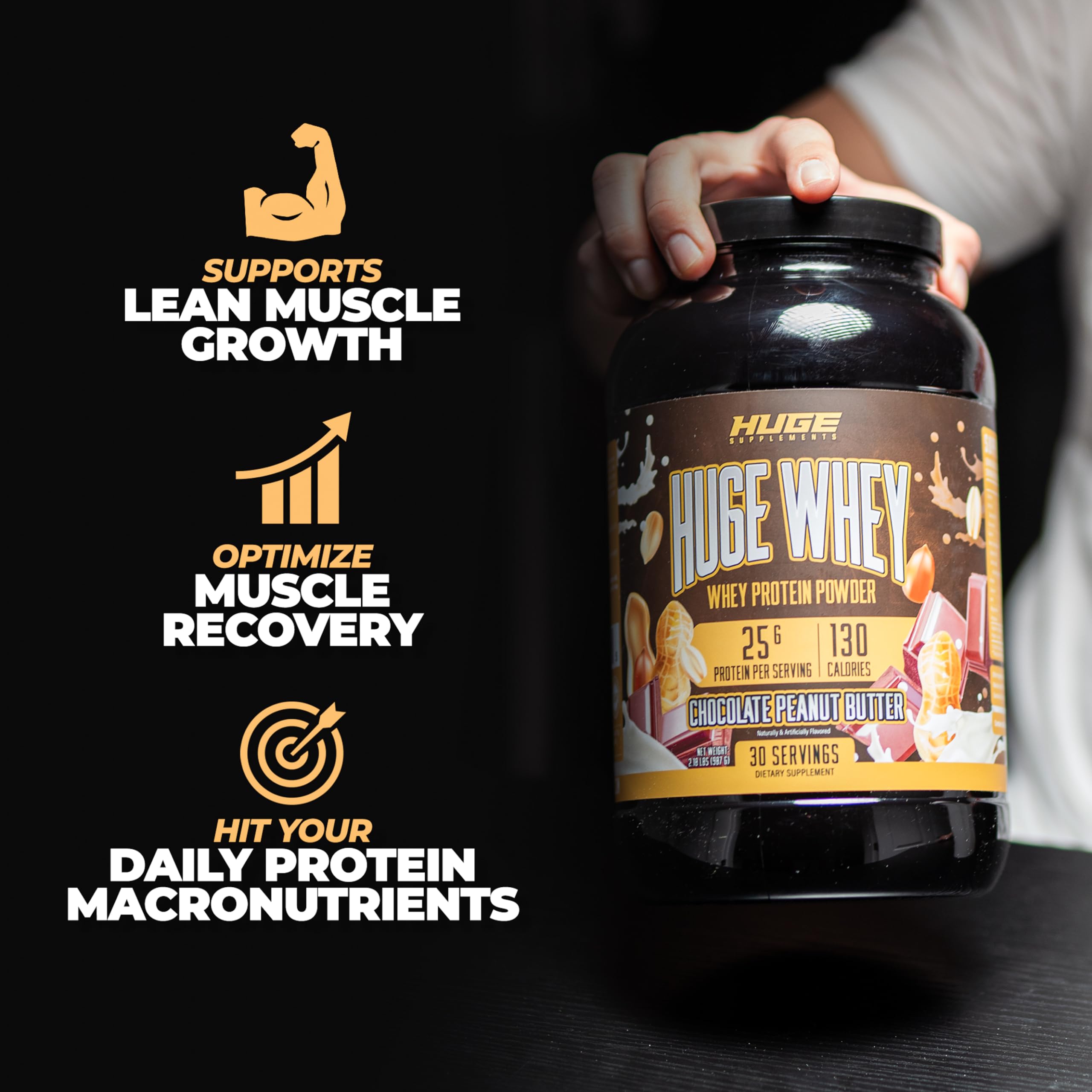 Huge Supplements Whey Protein Concentrate Powder - 25g Protein Per Serving Huge Supplements uk supplements