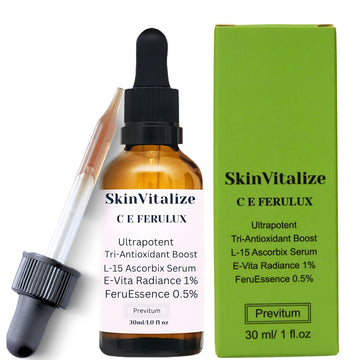 SkinVitalize C E ferulux Vitamin C Serum - 30ml: Advanced Formula for Fighting with Wrinkles Msupps.com uk supplements
