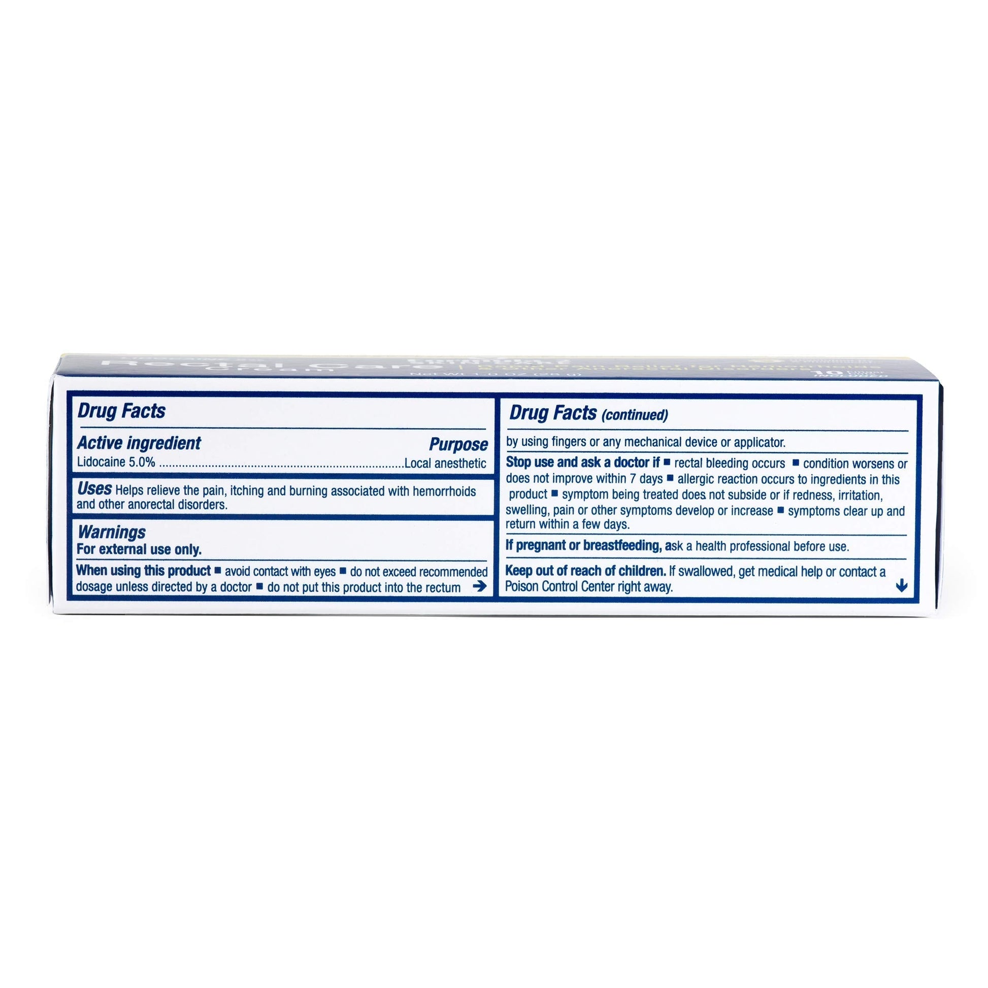 Pharmacist Formulated - Rectal Care Cream - Pain Relief for Hemorrhoids Formula 2 Skin Care uk supplements