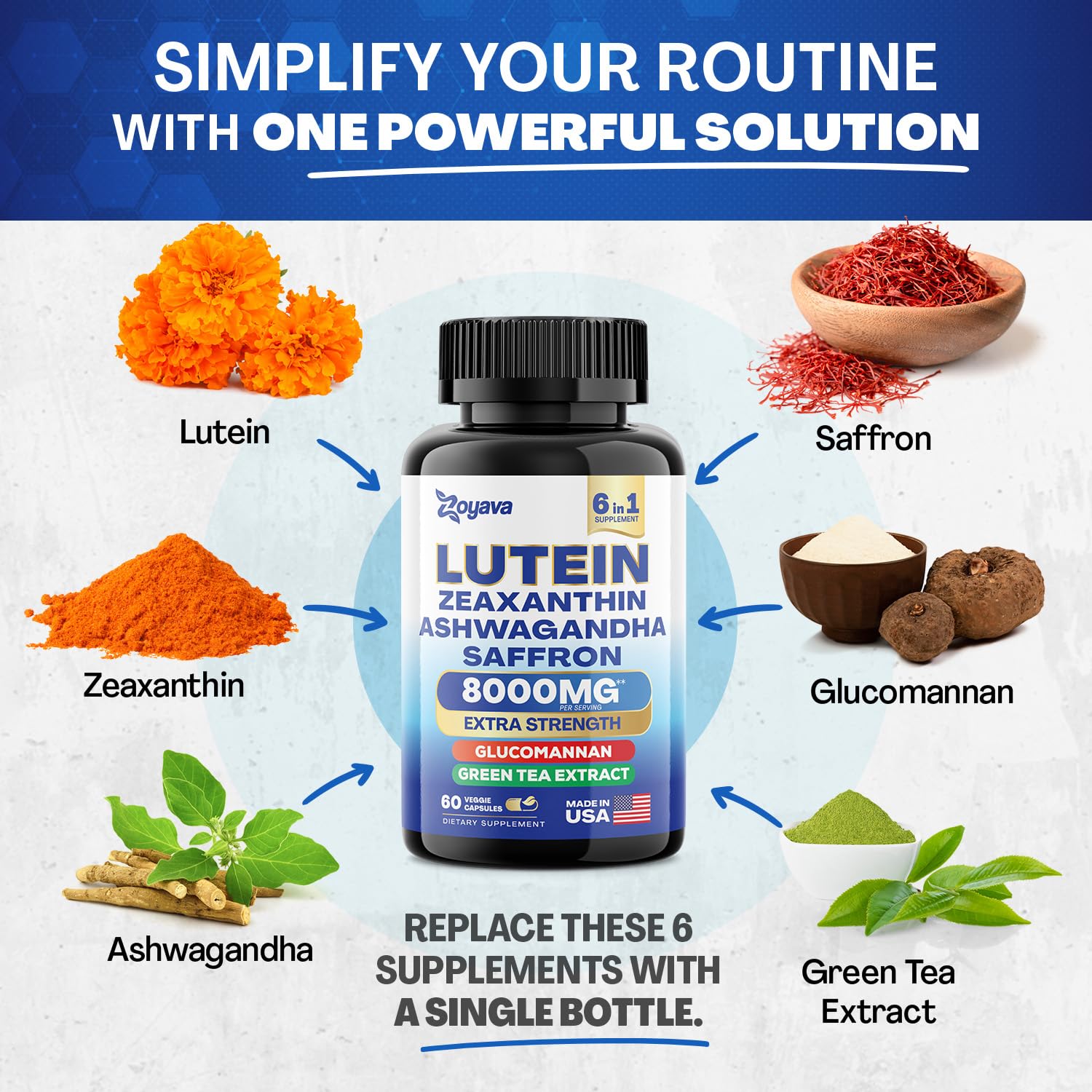 Zoyava Sea Moss 16-in-1 and Lutein 6-in-1 Bundle Zoyava uk supplements