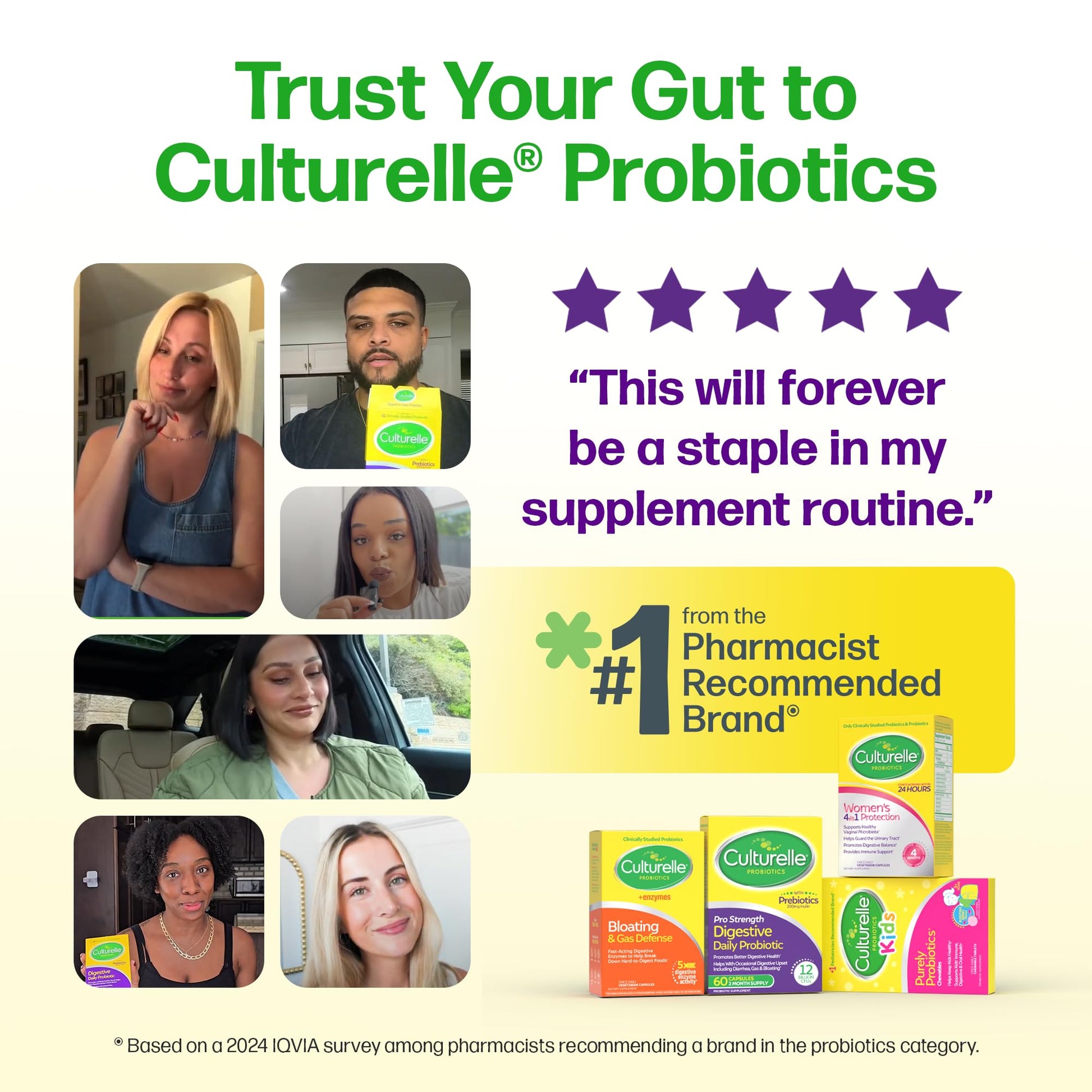Culturelle Pro Strength Daily Probiotics For Digestive Health (2 Month Supply) with Prebiotics for Women & Men, Supports Occasional Diarrhea, Gas & Bloating, Gluten & Soy Free, 60 Count Culturelle uk supplements